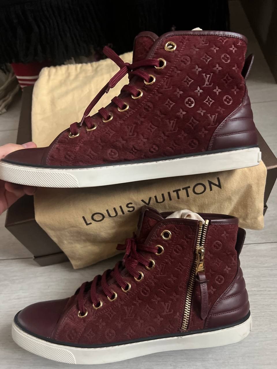 Louis Vuitton Louis Vuitton Punchy High Top Sneakers Size US 9.5 / IT 39.5 - 2 Thumbnail