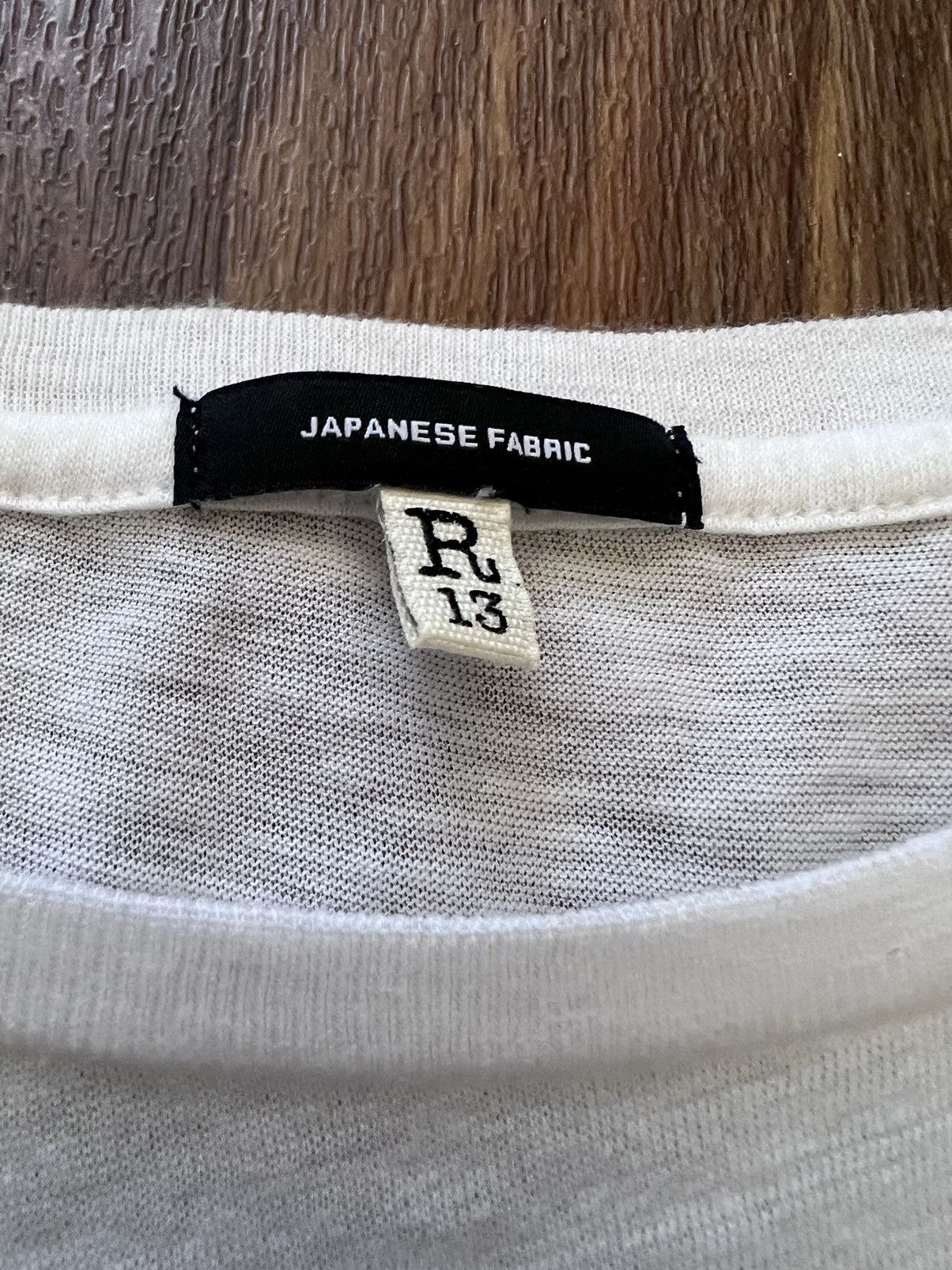 R13 Rare cotton/cashmere single-stitch Cobain tee, L (fits M/L) Size US L / EU 52-54 / 3 - 14 Thumbnail