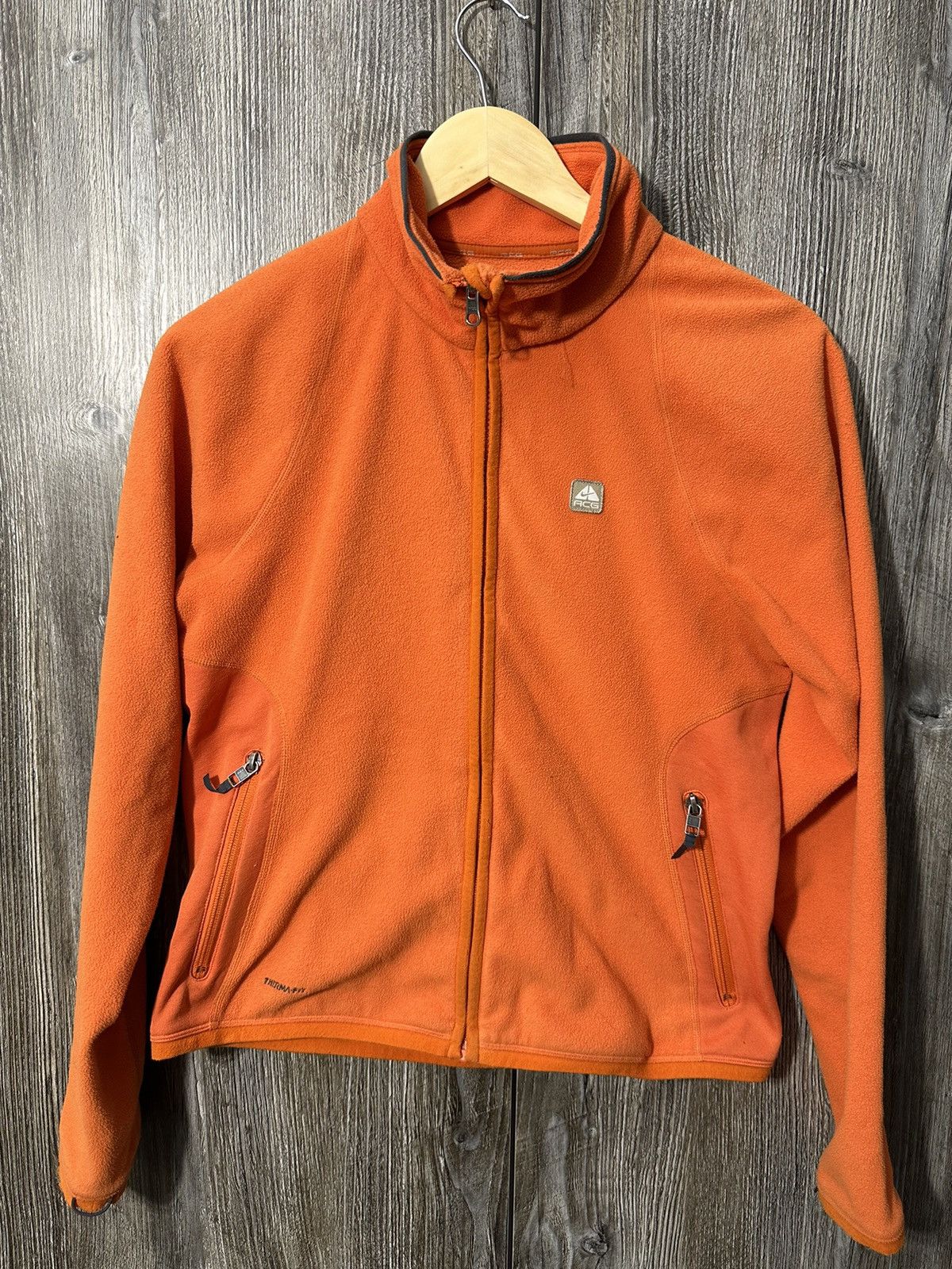 Nike × Nike ACG × Vintage 🍊Vintage Nike acg zip fleece jacket sweatshirt y2k uk drill Size M / US 6-8 / IT 42-44 - 1 Thumbnail