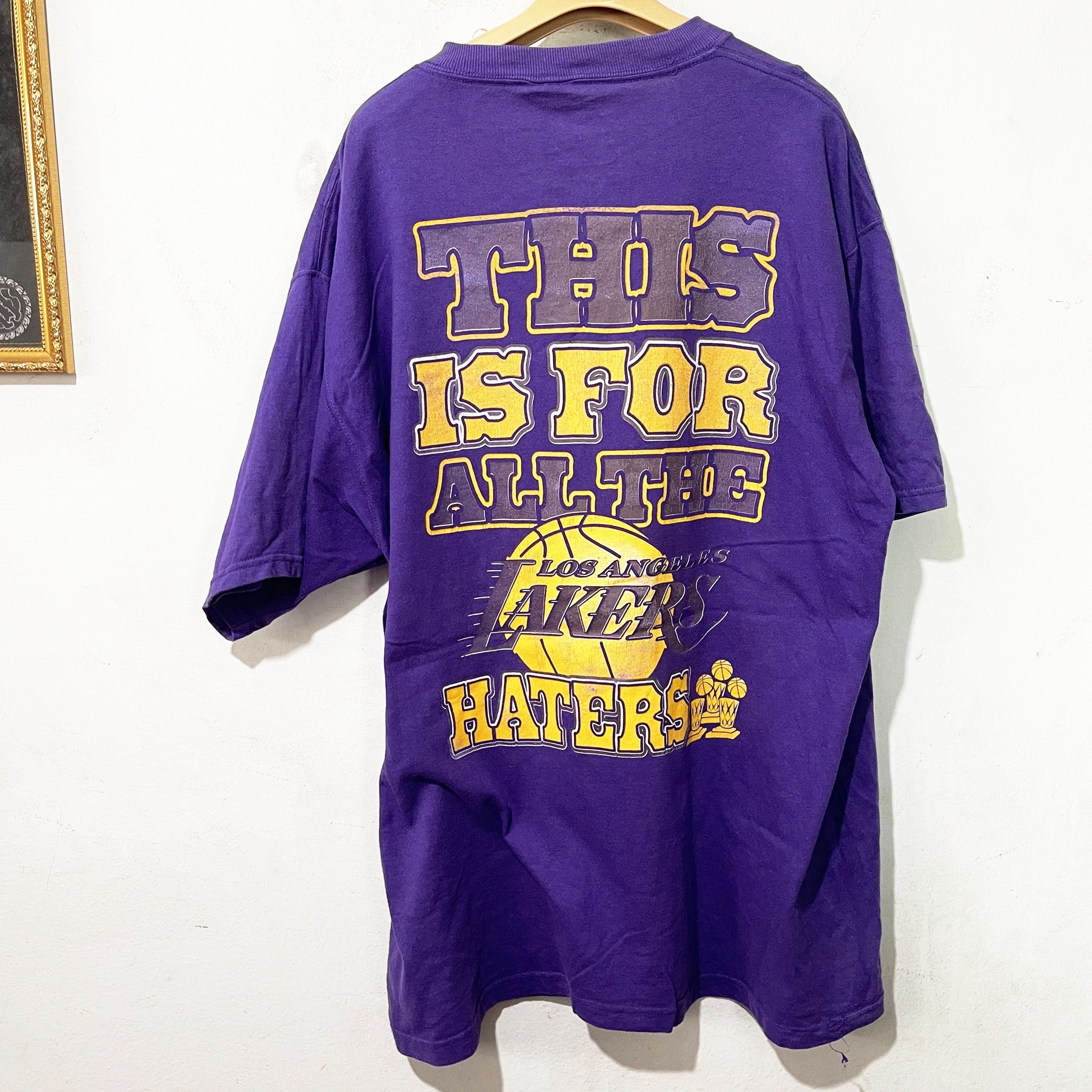 NBA Vintage 2002 Los Angeles Lakers NBA Champions Ring T-Shirt Size US XL / EU 56 / 4 - 3 Thumbnail