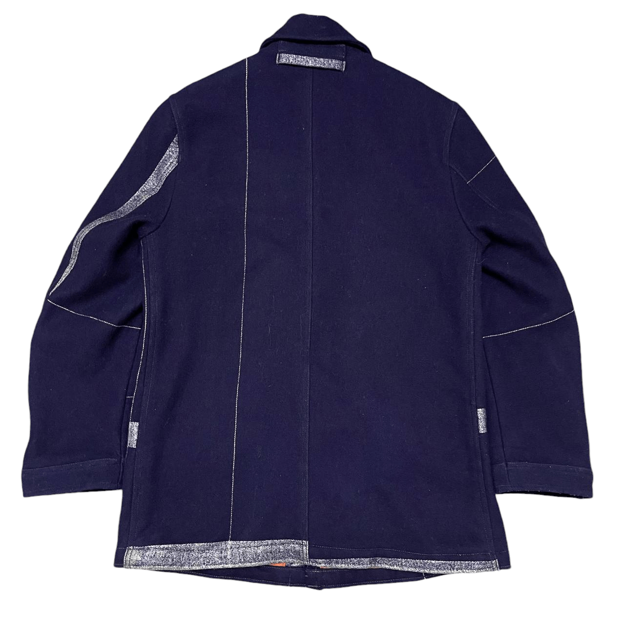 Blue Blue Japan Vintage Blue Blue Japan HR Market Wool Coat Size US M / EU 48-50 / 2 - 15 Thumbnail