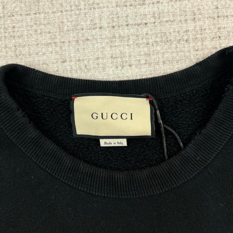Gucci Gucci Double G square logo old destruction round-neck sweat Size US M / EU 48-50 / 2 - 4 Thumbnail
