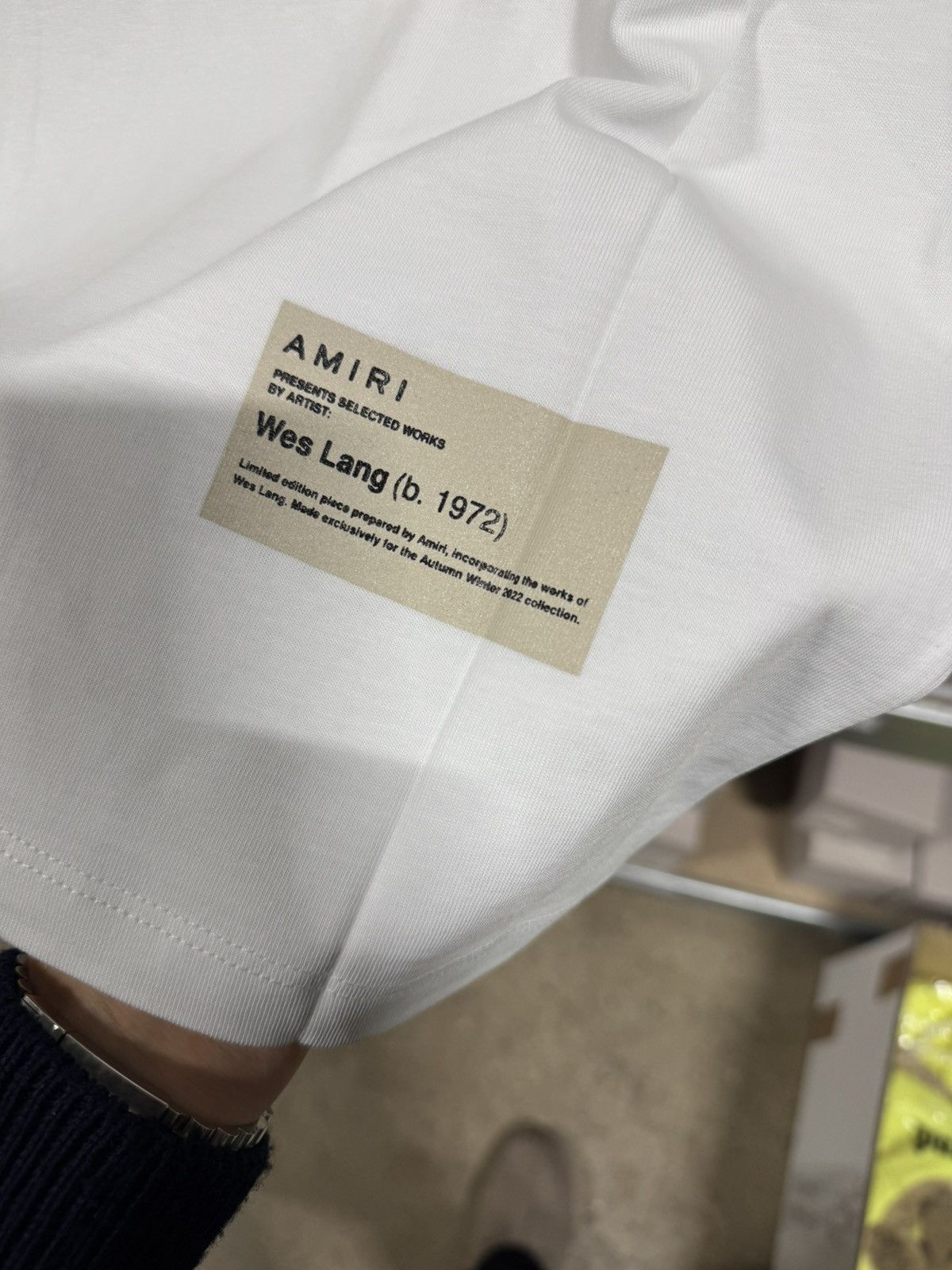 Amiri Amiri x Wes Lang T-Shirt Limited NEW 600$ Size US M / EU 48-50 / 2 - 5 Thumbnail