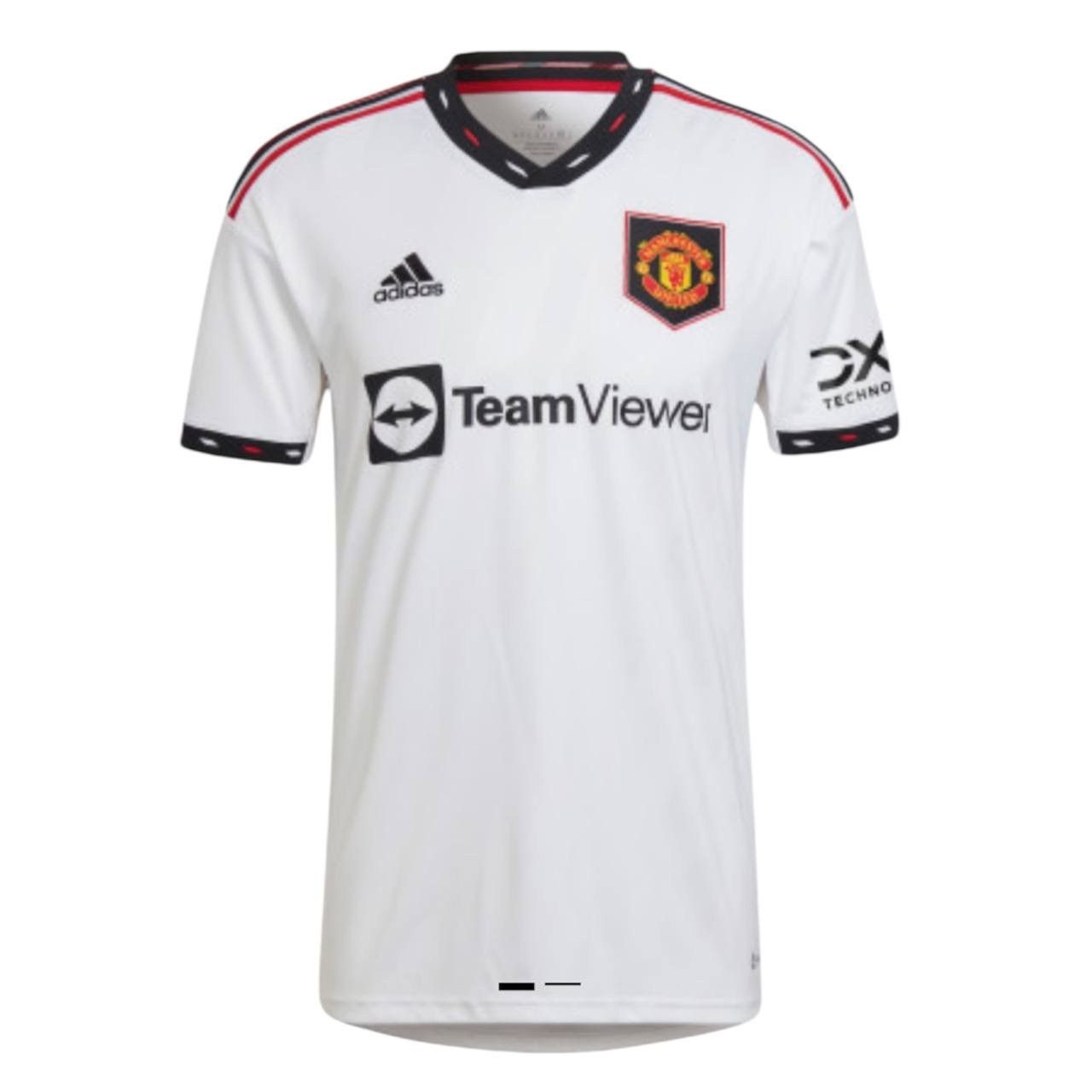 Adidas 2022/23 MANCHESTER UNITED AWAY SOCCER JERSEY FOOTBALL SHIRT Size US M / EU 48-50 / 2 - 1 Thumbnail