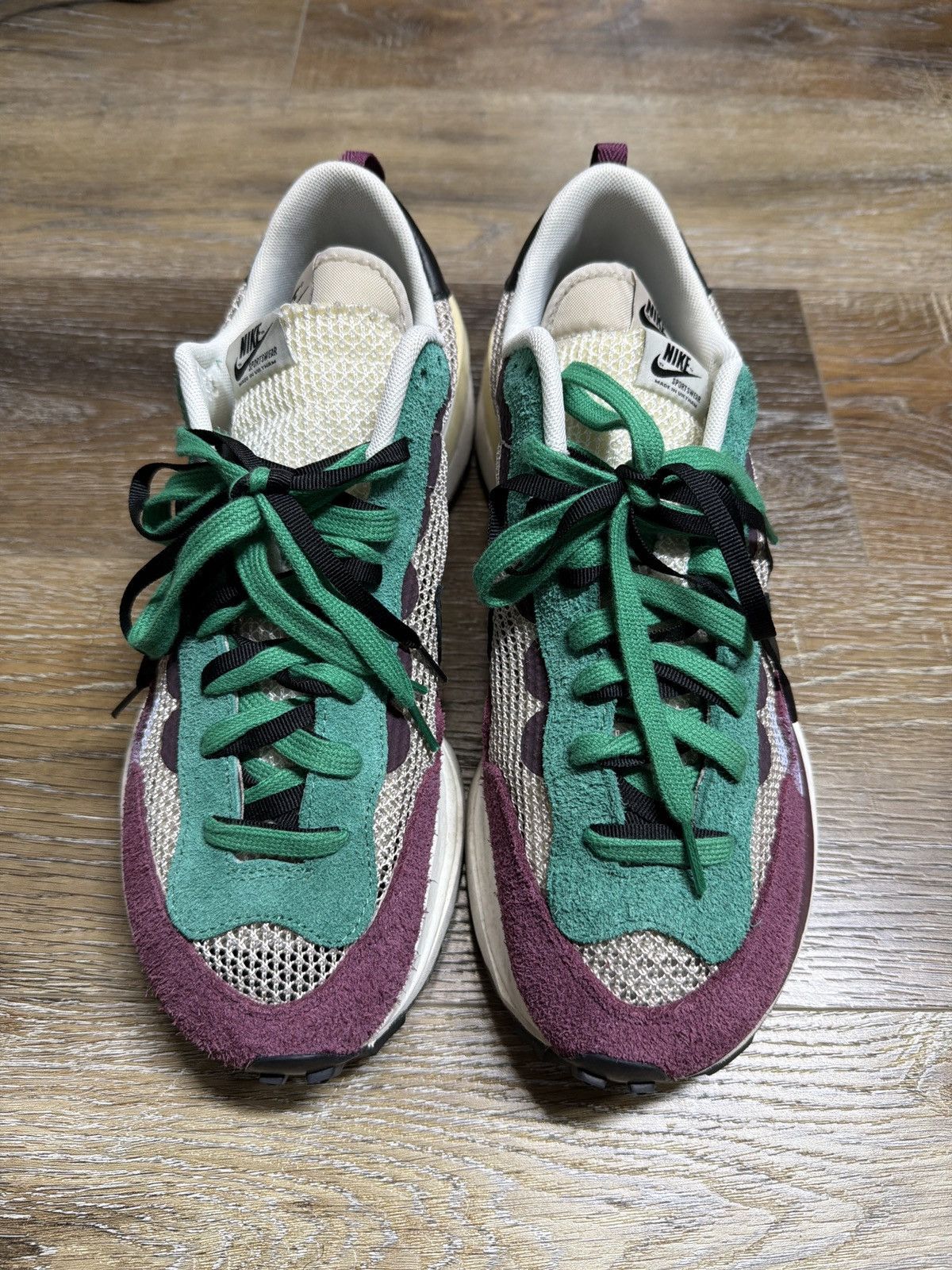 Nike × Sacai Nike x Sacai Vaporwaffle Villian Red Size US 11 / EU 44 - 3 Thumbnail