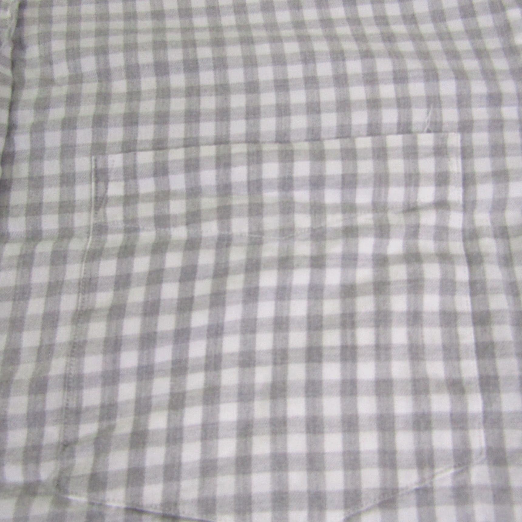 Vintage Spier & Mackay Shirt Mens Large Gray White Gingham Plaid Slim Button Up Size US L / EU 52-54 / 3 - 4 Thumbnail