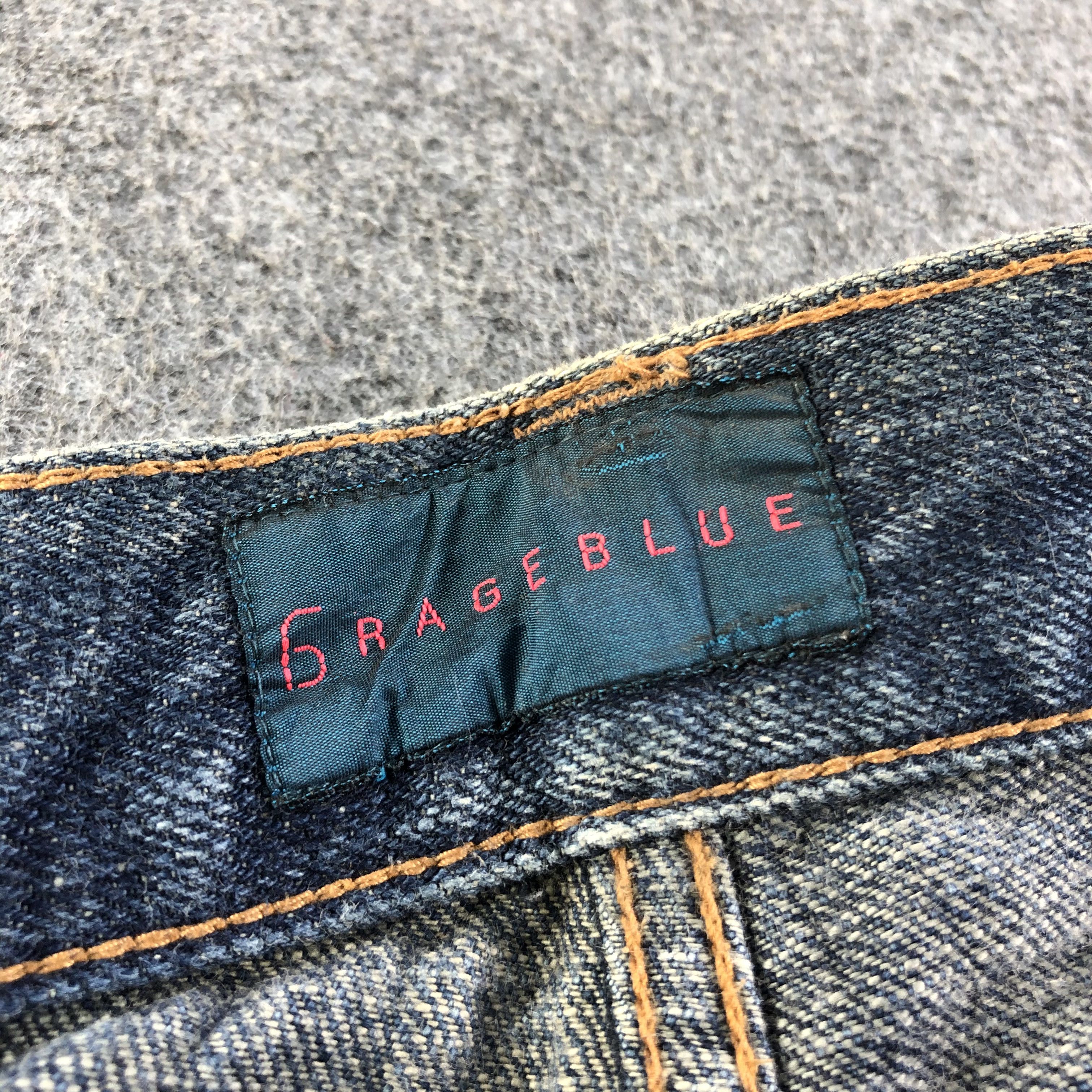 Japanese Brand Japanese Brand Rage Blue Jeans Dark Wash Denim -J2685 Size US 31 - 8 Thumbnail