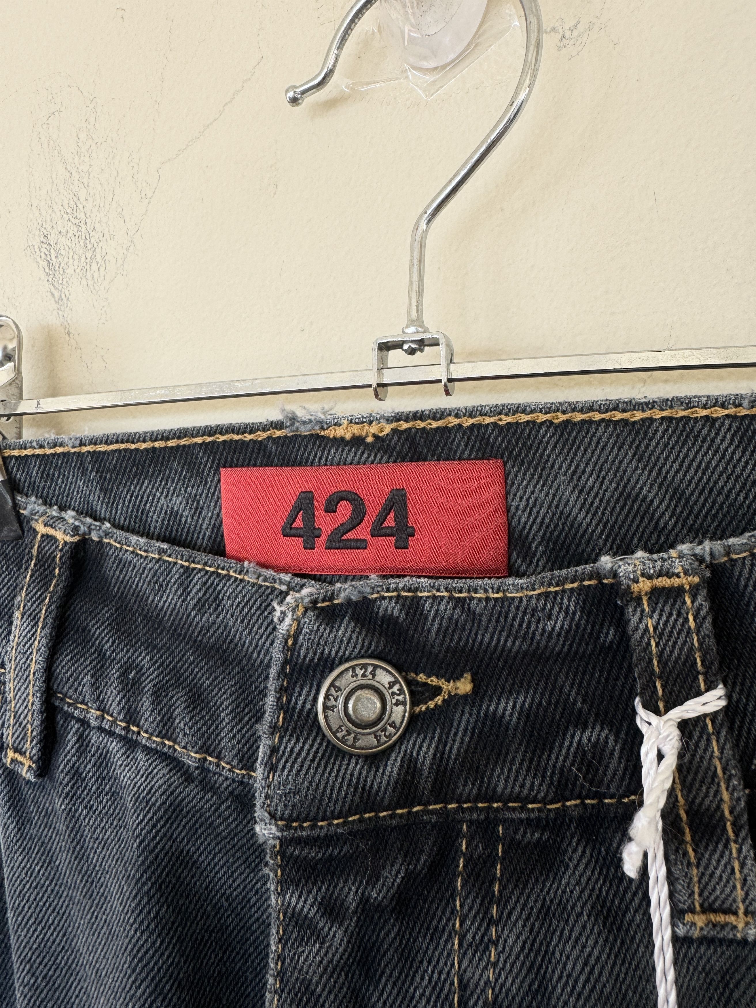 424 424 Gray Wash Denim NWT Size US 34 / EU 50 - 8 Thumbnail