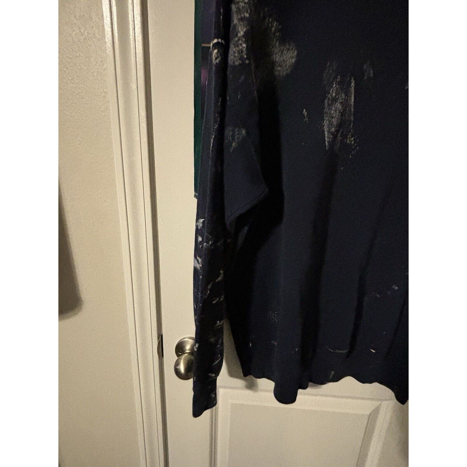 Other Vintage thrashed blue paint custom Crewneck navy blue Size US L / EU 52-54 / 3 - 6 Thumbnail