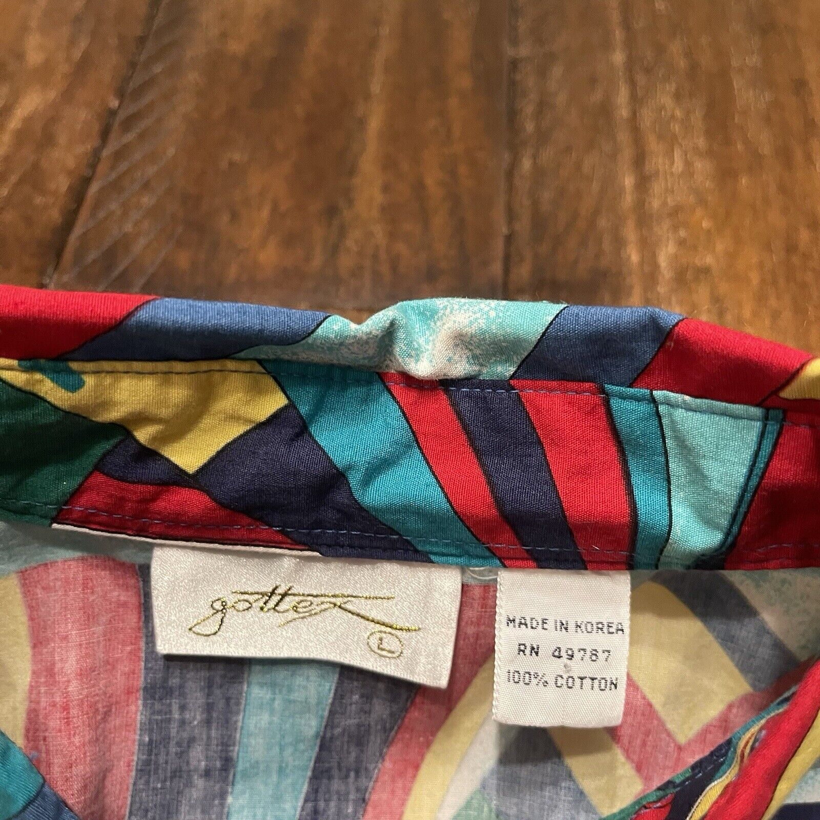 Vintage Vtg Gottex Mens Shirt Sailboats Spinnakers L Rare RL Style Size US L / EU 52-54 / 3 - 6 Thumbnail