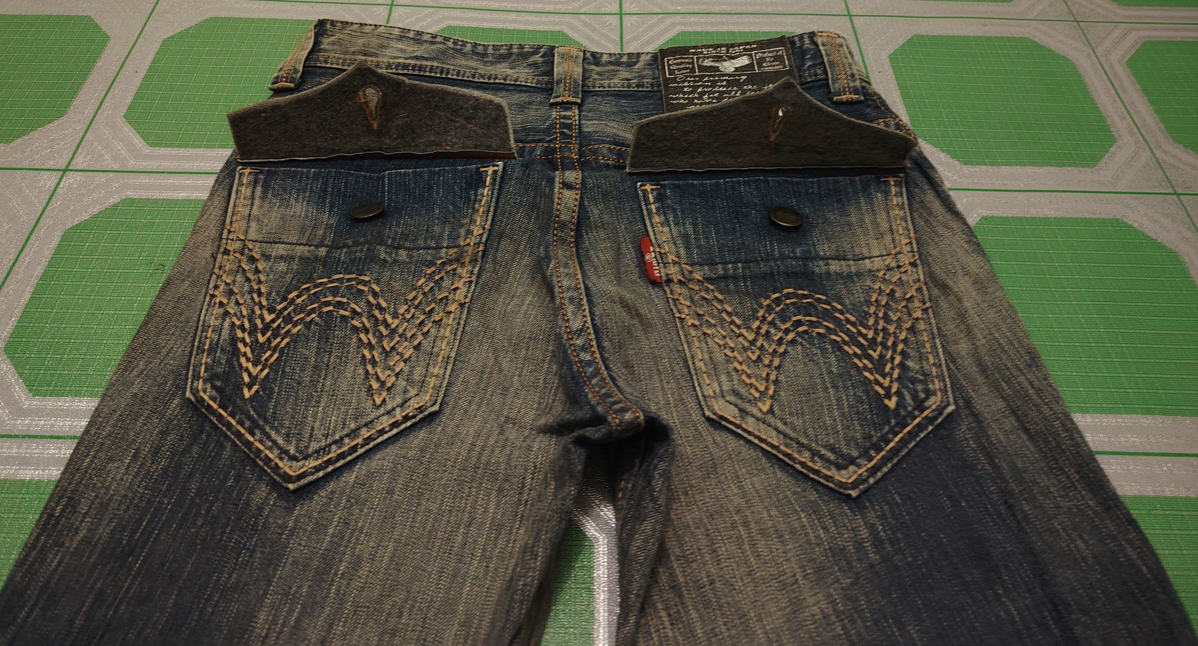 If Six Was Nine Japanese Edwin Flared Jeans Distressed Jeans Size US 31 - 15 Thumbnail