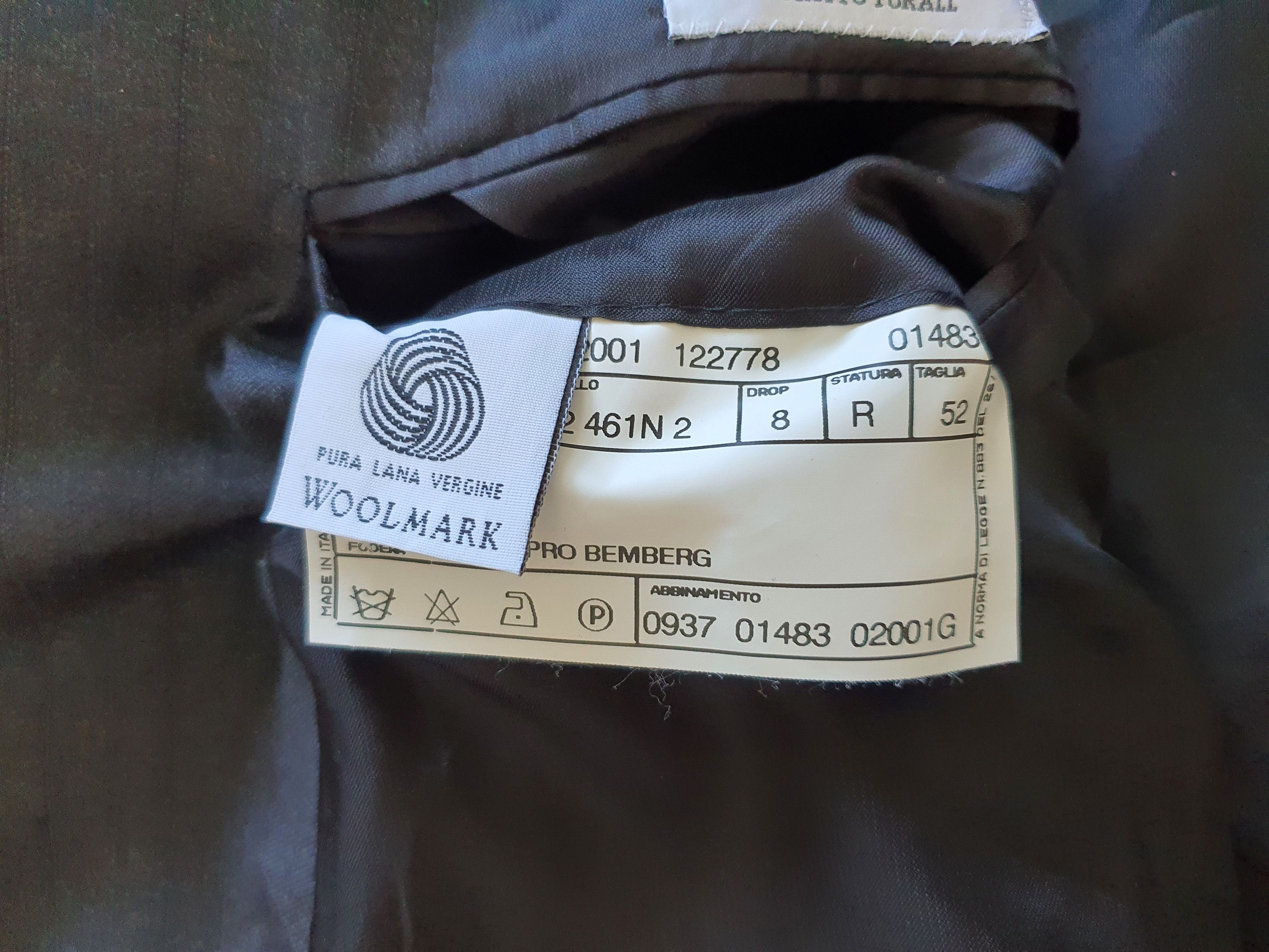 Pal Zileri Double Breasted (6x2) Gray Blazer Sports Coat Jacket - EU 52 Size 42R - 6 Thumbnail