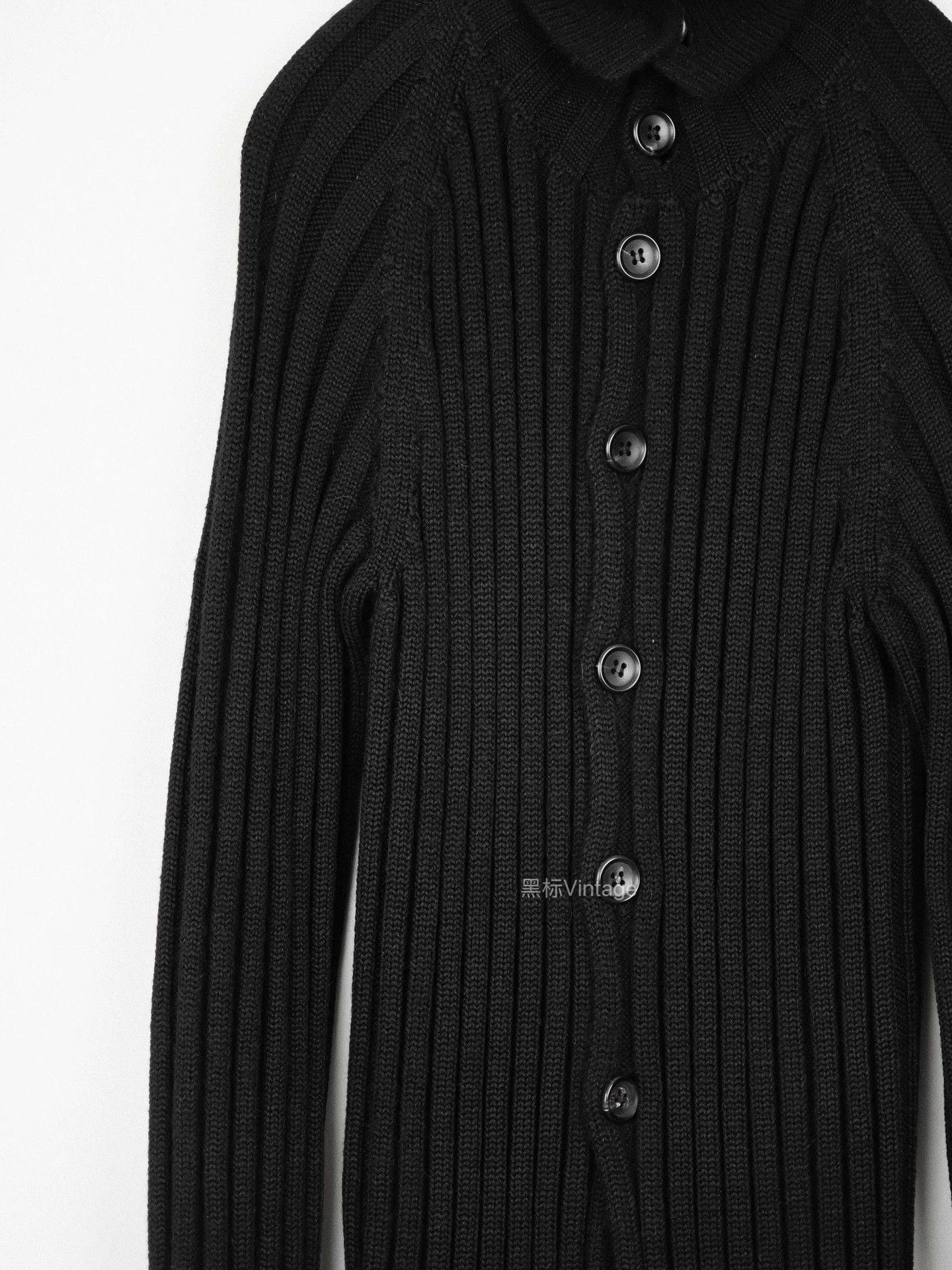 Yohji Yamamoto Yohji Yamamoto 95aw Archive High Neck Ribbed Knit wmn S Size S / US 4 / IT 40 - 3 Thumbnail