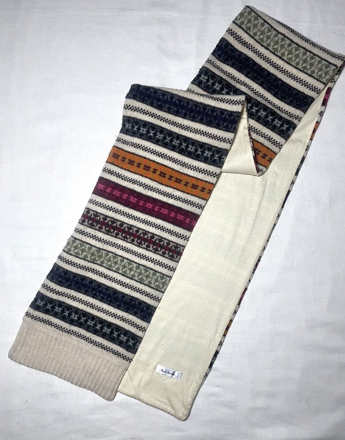 Paul Smith Paul Smith wool stripped scarf Size ONE SIZE - 5 Thumbnail