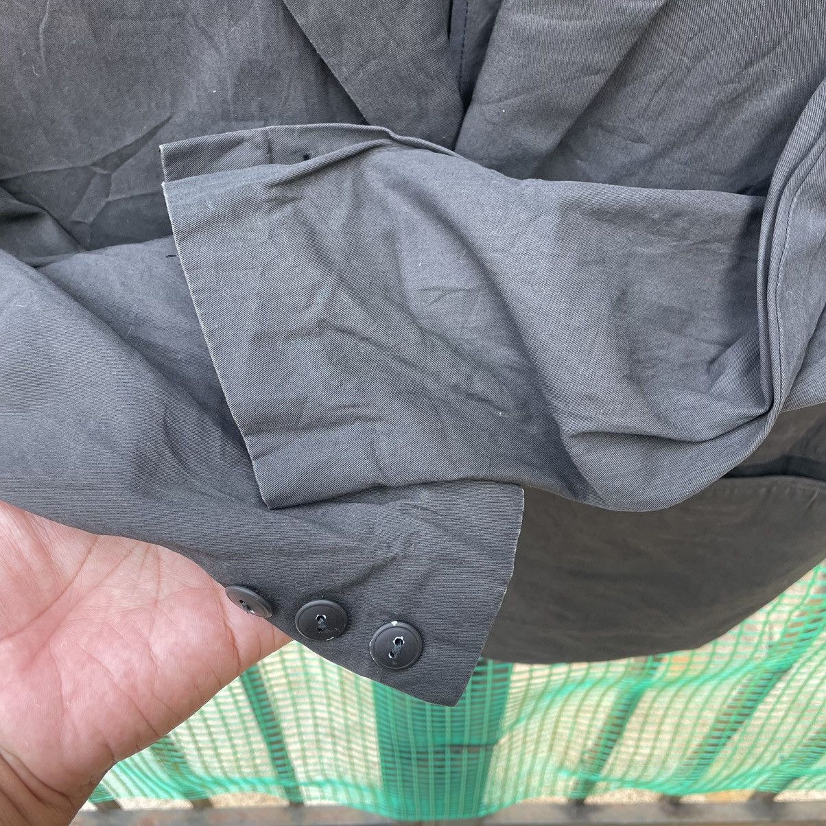 🔥🔥🇯🇵Workshop By Yohji Yamamoto Black Suit Coat Cotton Blazer