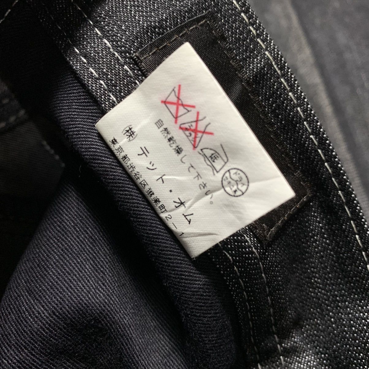 Japanese Brand Tete Homme Issey Miyake Zipper On Front Denim Pants Size US 30 / EU 46 - 10 Thumbnail