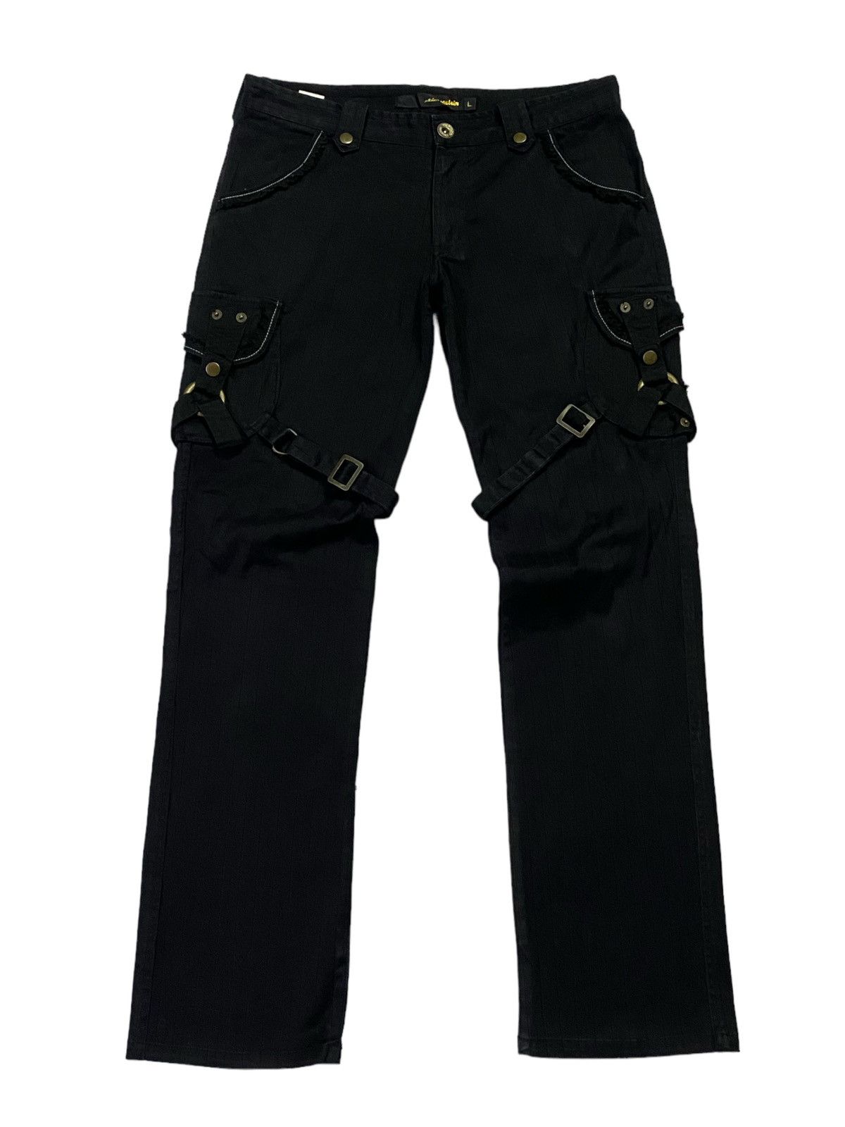 Japanese Brand Japanese brand “APESTIEN” Black Bondage Tactical Cargo Pants Size US 33 - 2 Thumbnail
