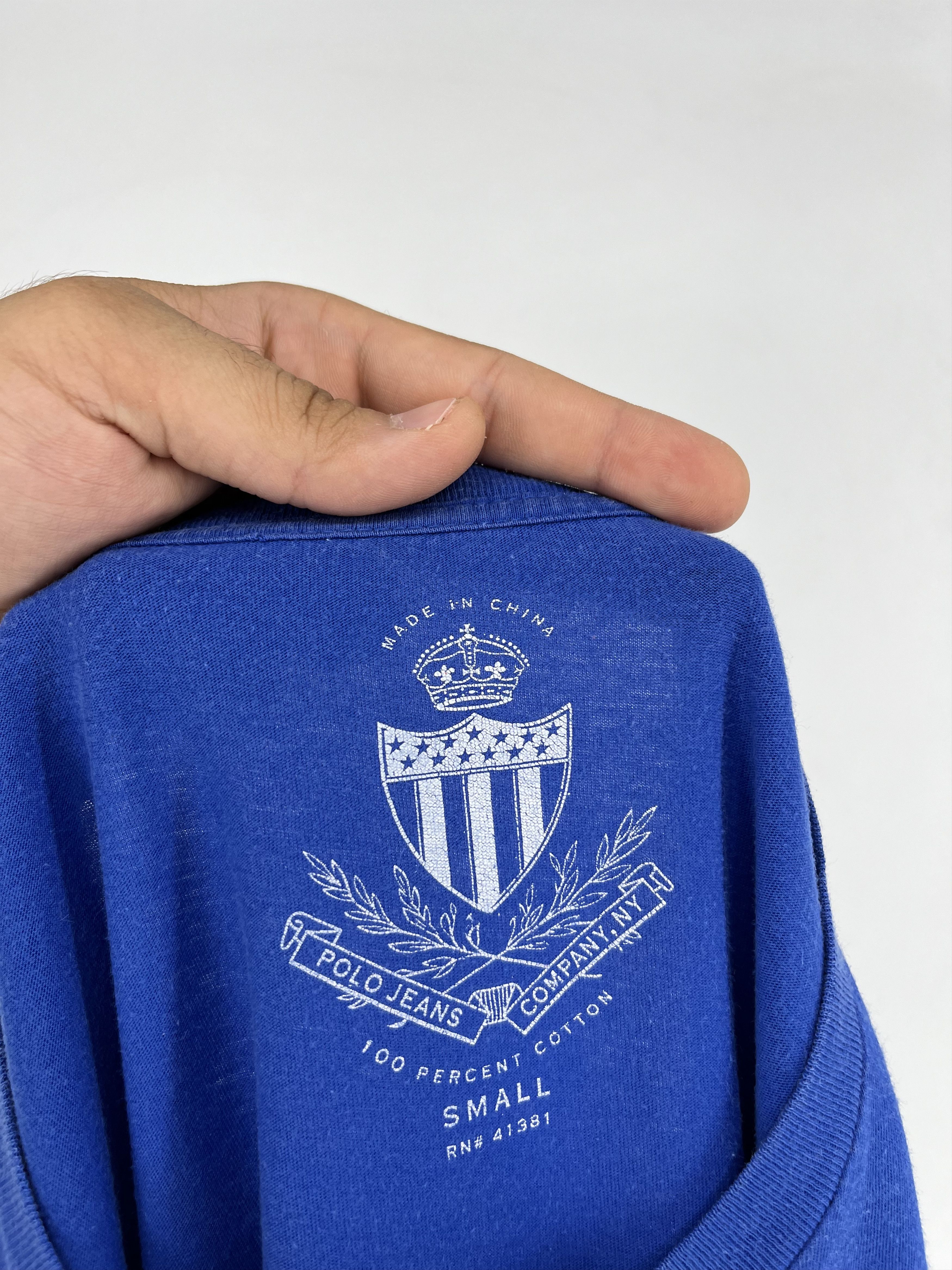 Polo Ralph Lauren × Ralph Lauren Vintage 90s Polo Ralph Lauren Jeans Co T Shirt Graphic Size US S / EU 44-46 / 1 - 9 Thumbnail