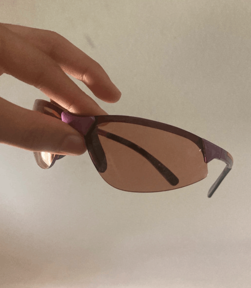 Prada PRADA Sunglasses SPS 03 Sport Red Tab Shield Mask Symbole Size ONE SIZE - 1 Thumbnail
