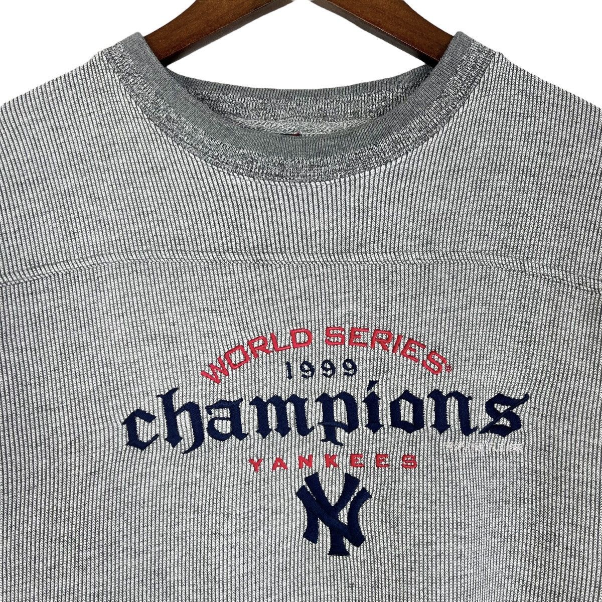 MLB 90s Vintage NY Yankees World Series Champions 1999 Crew Neck Size US XL / EU 56 / 4 - 4 Thumbnail