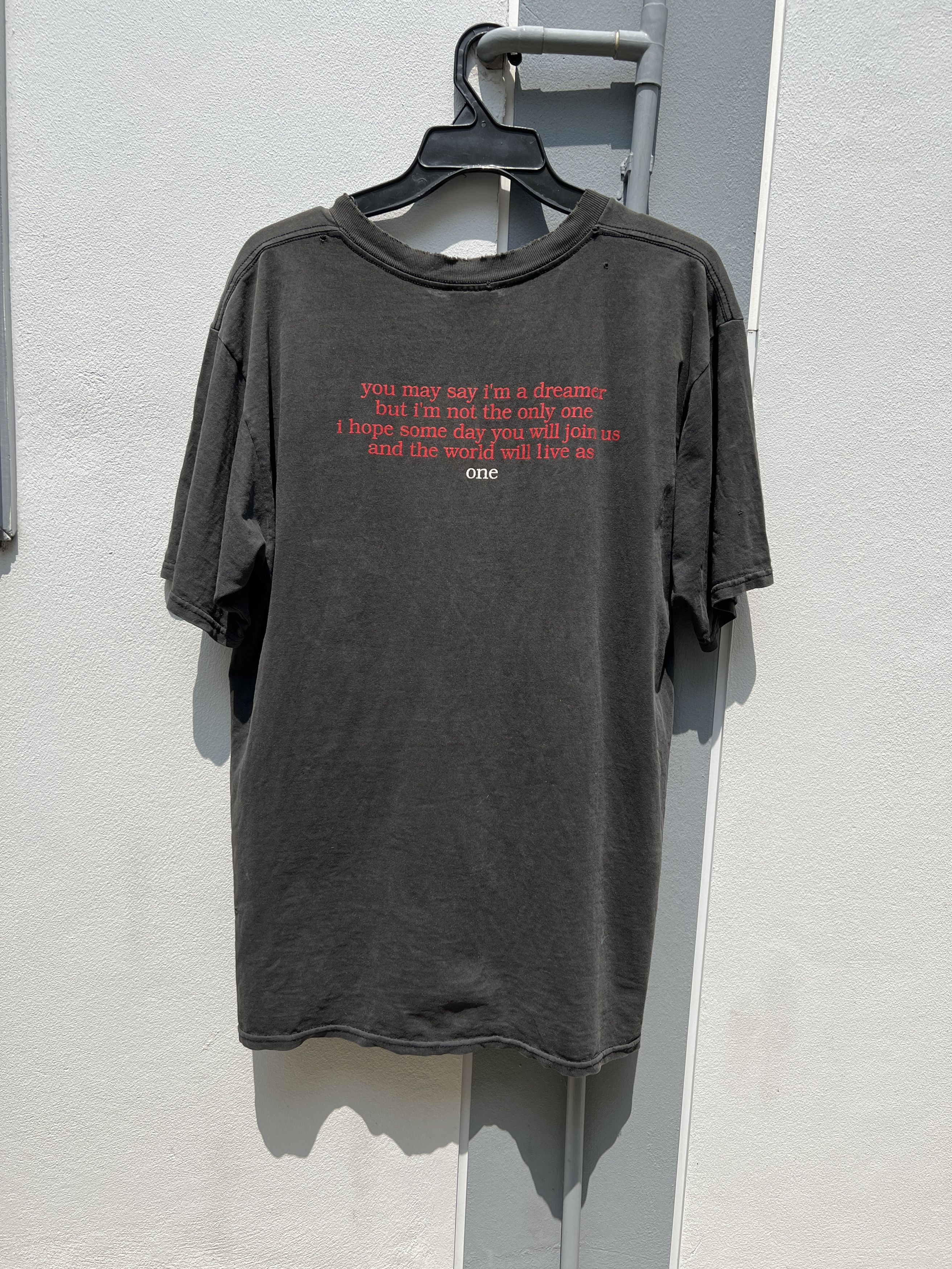 Band Tees Vintage 90s John Lennon The Beatles Promo Tee Faded Yoko Ono Size US L / EU 52-54 / 3 - 2 Thumbnail
