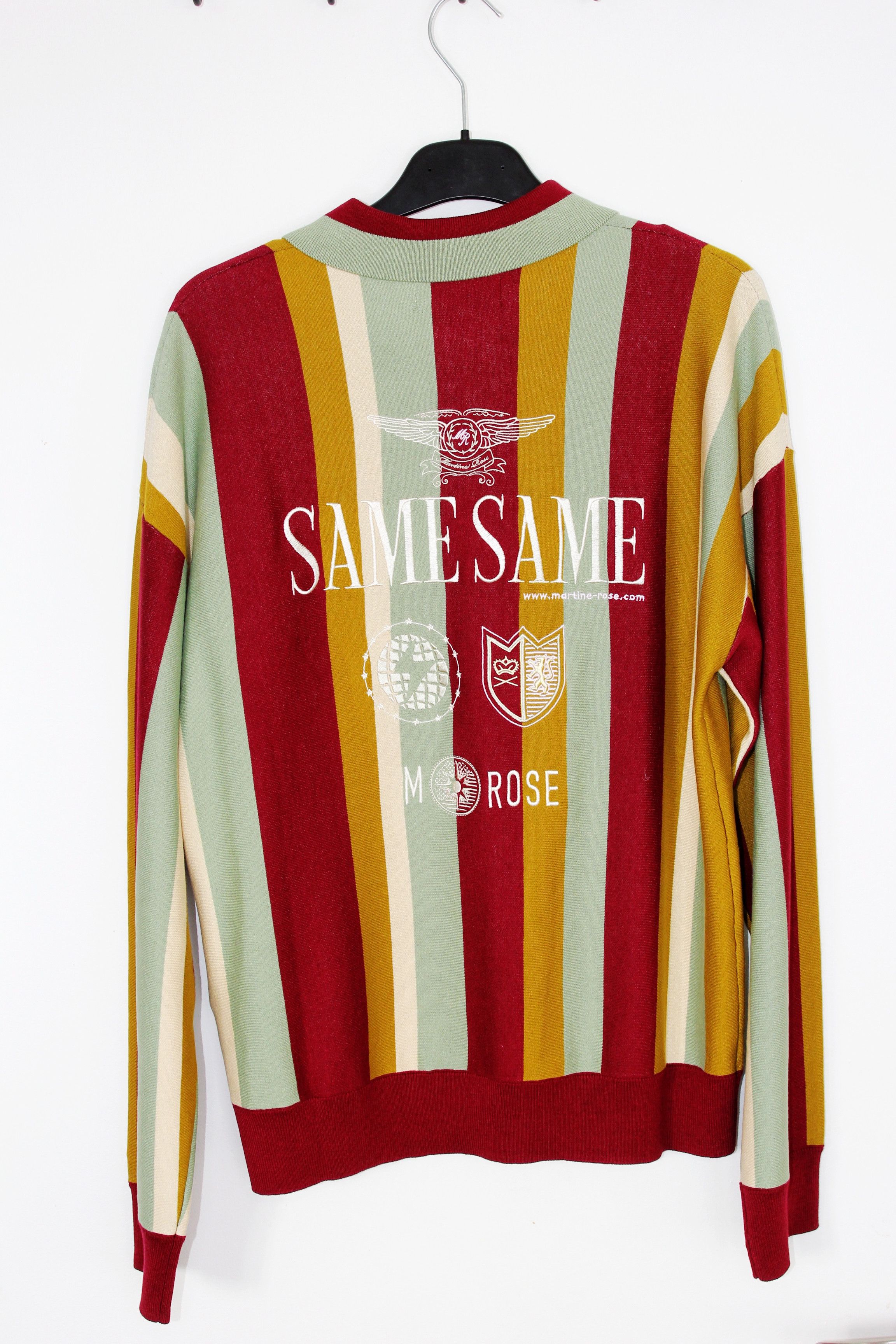 Martine Rose BNWT AW24 MARTINE ROSE SAME SAME VERTICAL STRIPE SWEATER S Size US S / EU 44-46 / 1 - 3 Thumbnail