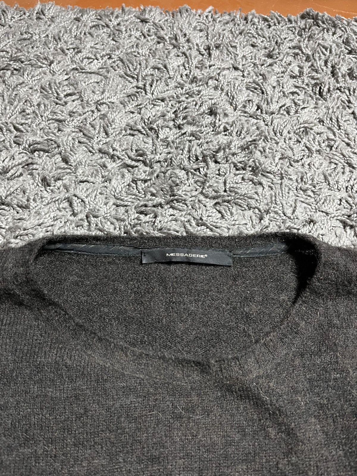 Messagerie MESSAGERIE ITALY WOOL KNITWEAR SWEATER Size US XL / EU 56 / 4 - 3 Thumbnail