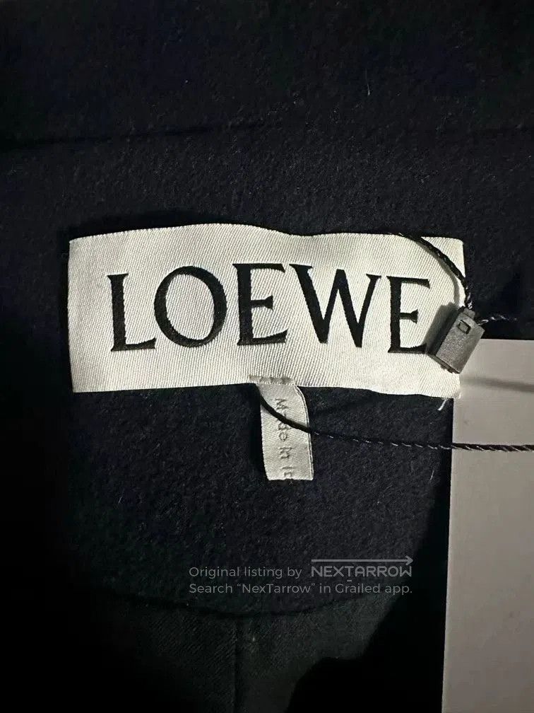 Loewe Loewe Black Blue Wool Coat. Size US L / EU 52-54 / 3 - 2 Thumbnail