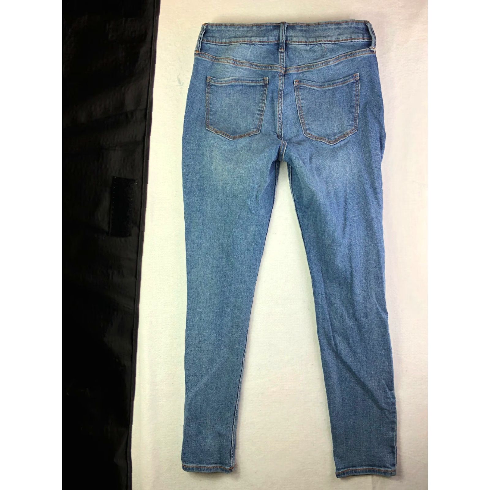 Old Navy Old Navy Rockstar Jeans Distressed Mid Rise Juniors Size 8 28x27 Blue Denim Women/Men’s? Size 30" / US 8 / IT 44 - 5 Thumbnail