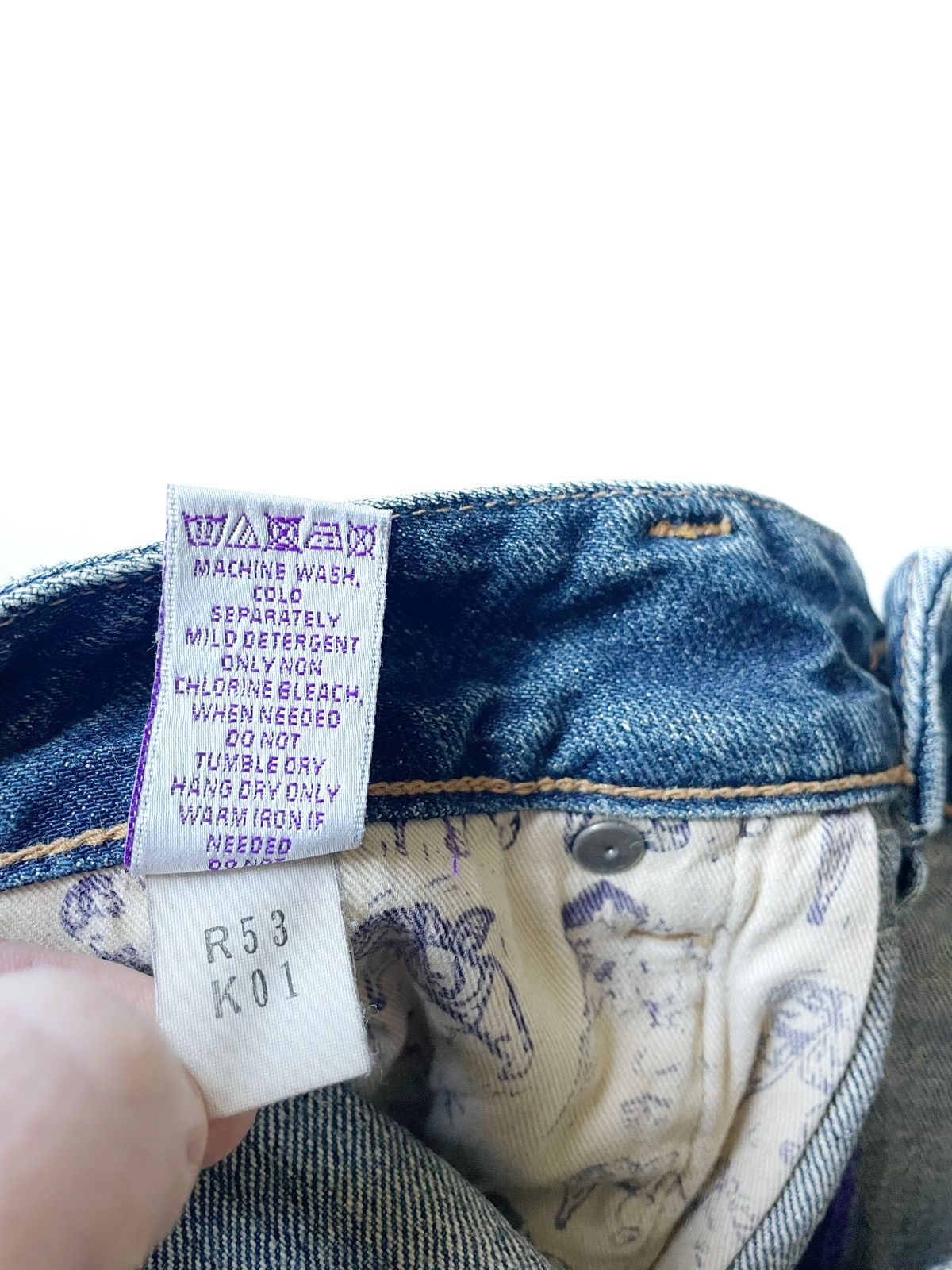 Prps PRPS Women Distressed Mini Denim Skirt Rivets Japan Size 29 Size 32" / US 10 / IT 46 - 10 Thumbnail
