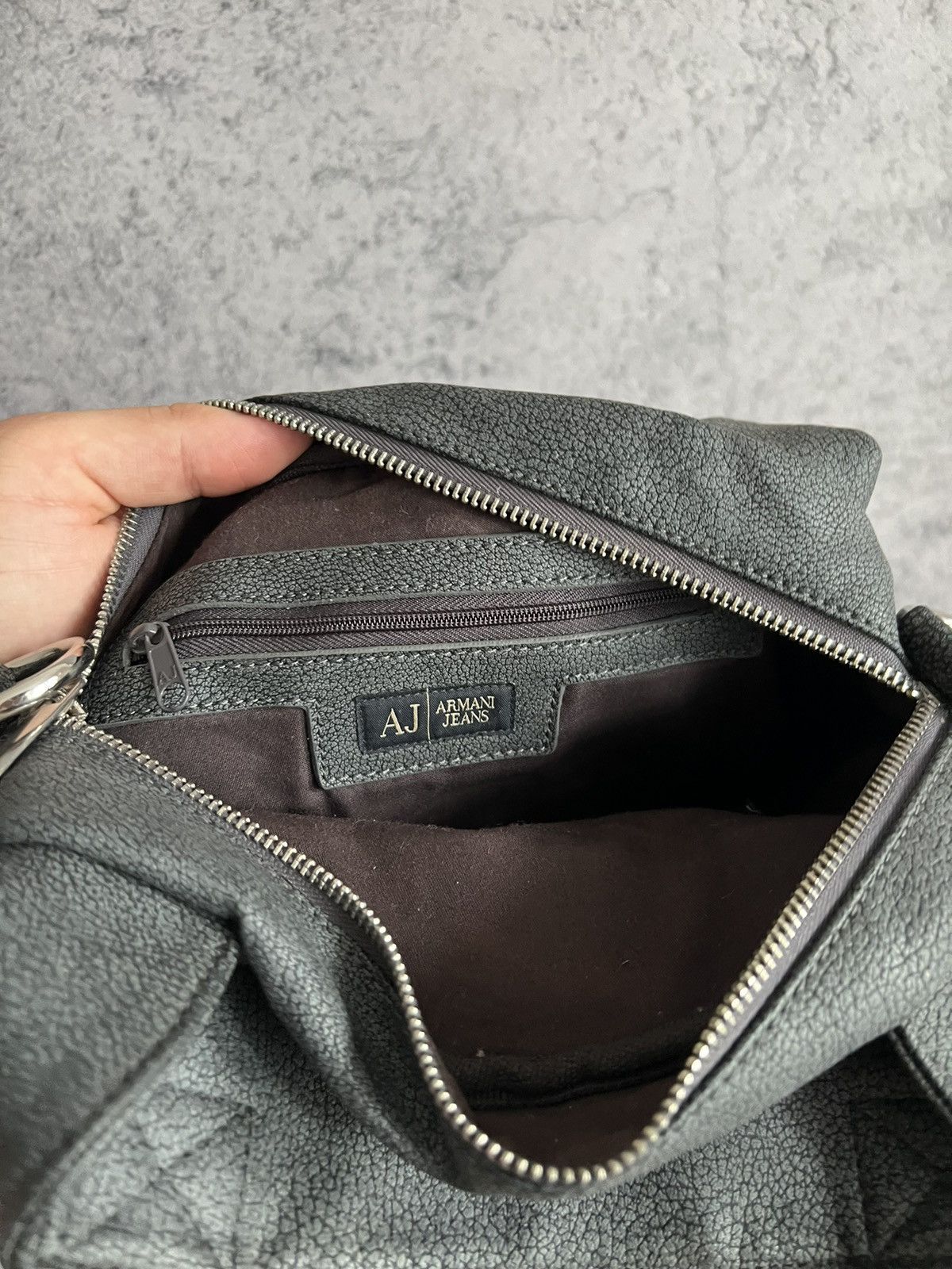 Armani Armani Jeans Handle Bag Y2K 2000s Size ONE SIZE - 7 Thumbnail