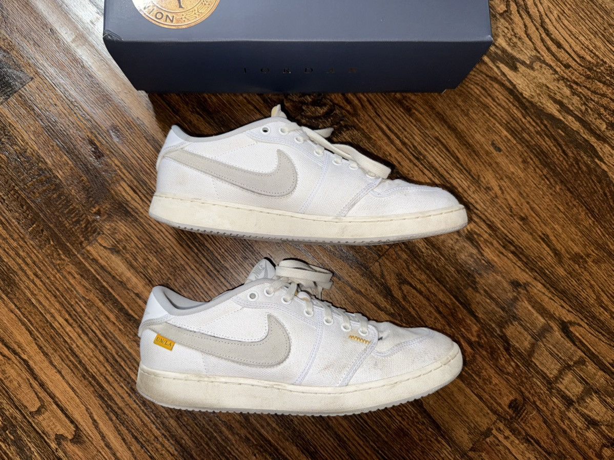 Jordan Brand × Union LA Air Jordan 1 Low AJKO SP X Union White/ Neutral Grey Sz 10.5 Size US 10.5 / EU 43-44 - 2 Thumbnail