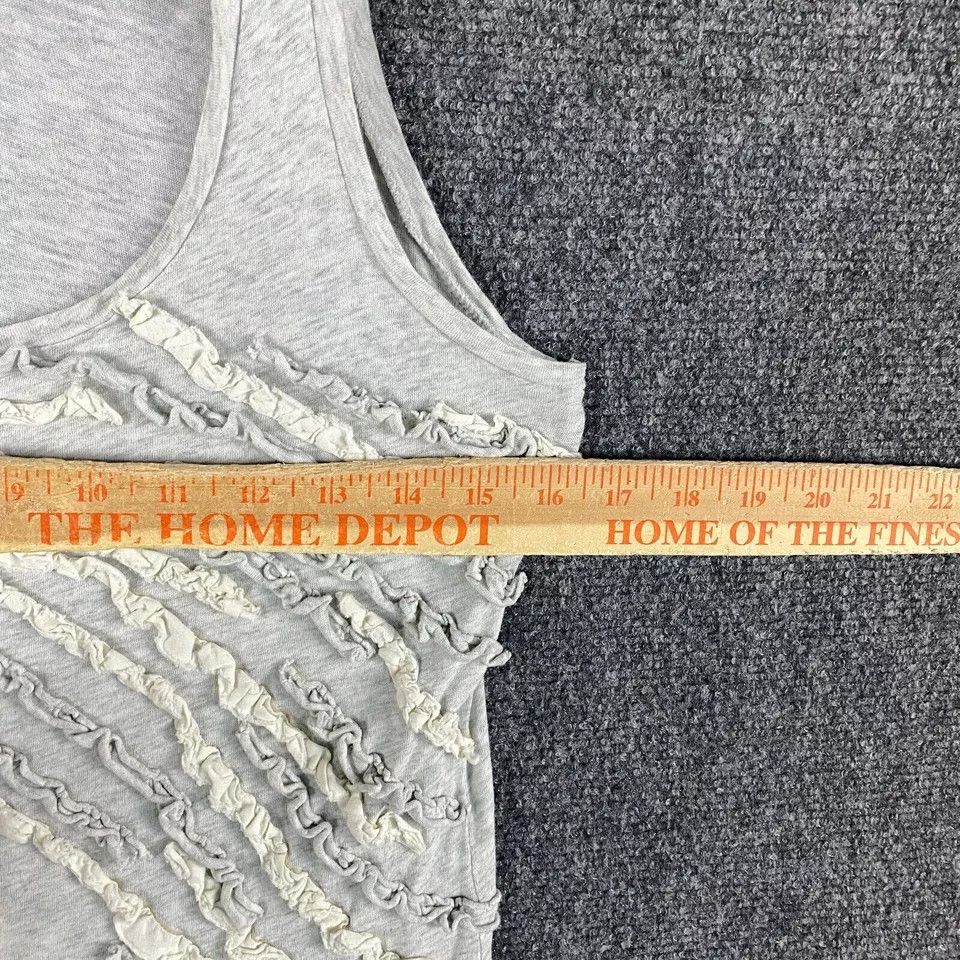 J.Crew J Crew Tank Top Women's Medium Gray Casual Cotton Adults M Size M / US 6-8 / IT 42-44 - 4 Thumbnail