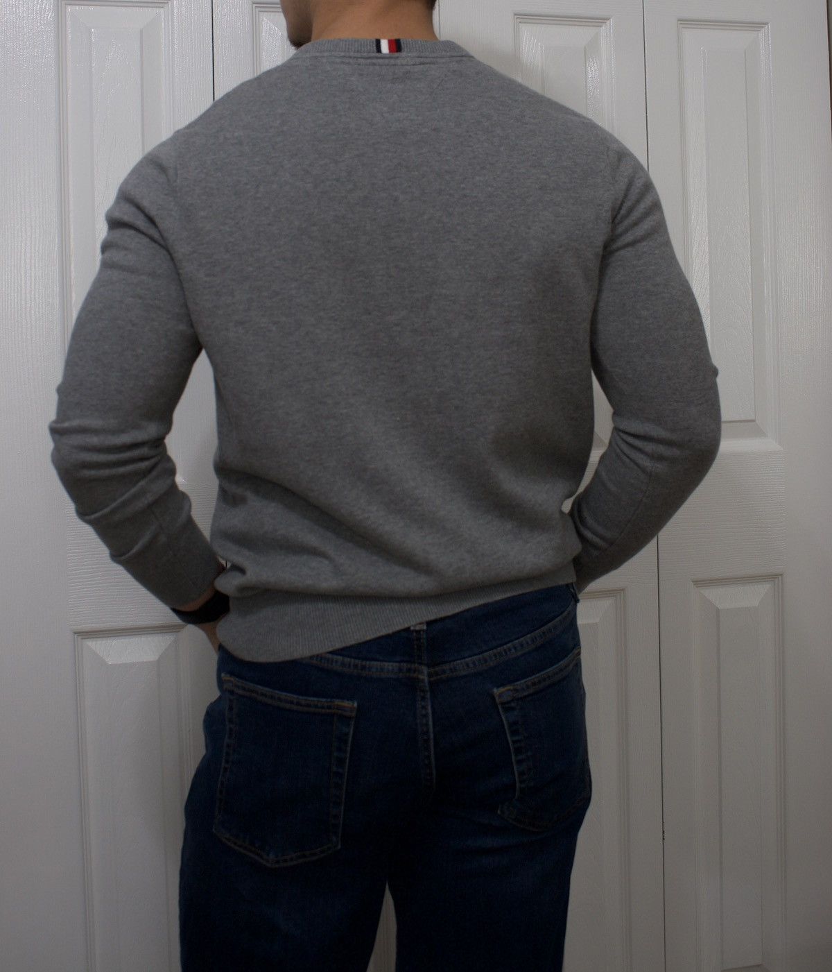 Tommy Hilfiger Tommy Hilfiger Gray V-Neck Sweater Size US M / EU 48-50 / 2 - 5 Thumbnail