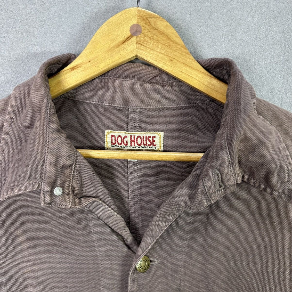Japanese Brand Vintage Dog House Workwear Jacket Brown Faded Size US L / EU 52-54 / 3 - 4 Thumbnail