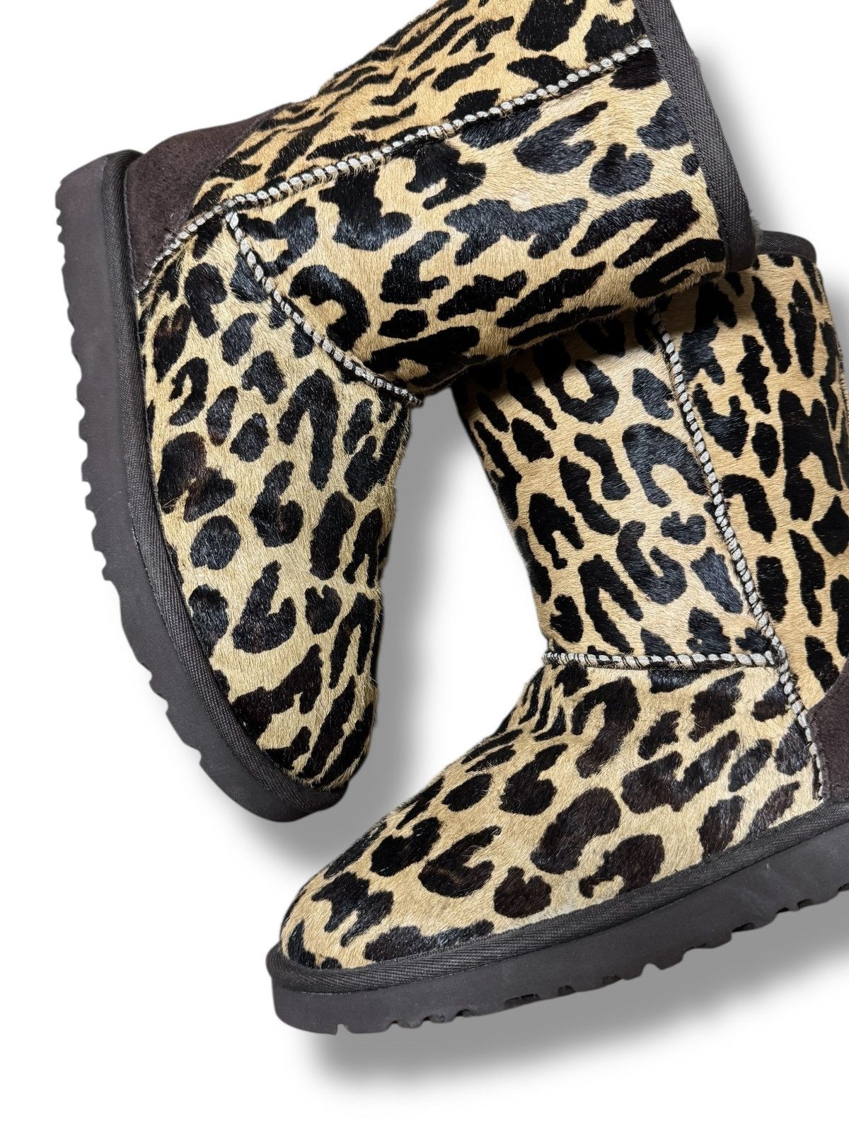 Ugg UGG Leopard High Boots Y2K Avantgarde Glamour Size US 5 / IT 35 - 7 Thumbnail