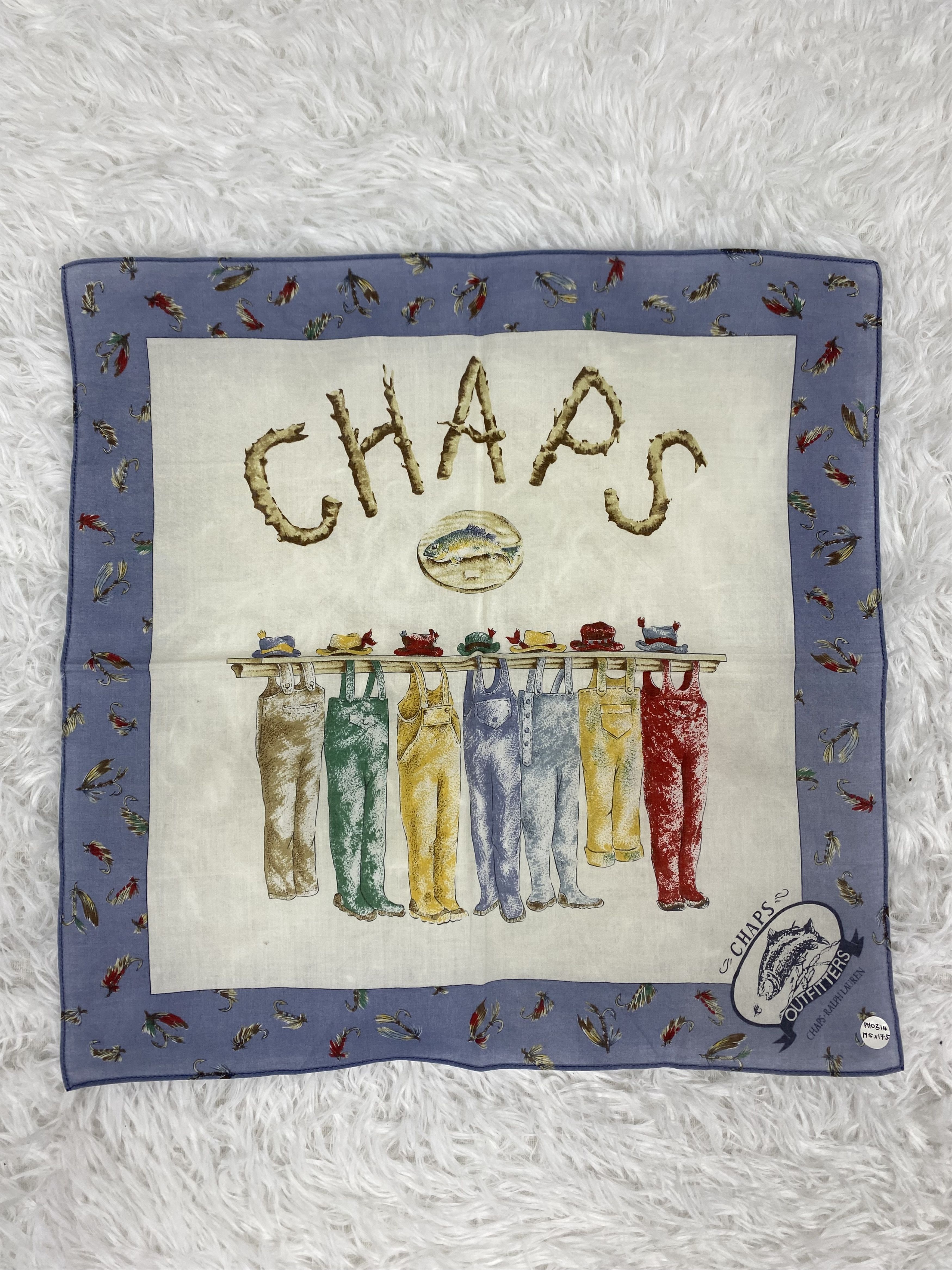 Chaps Vintage Chaps Ralph Luaren Handkerchief Neckerchief PH0314 Size ONE SIZE - 4 Thumbnail