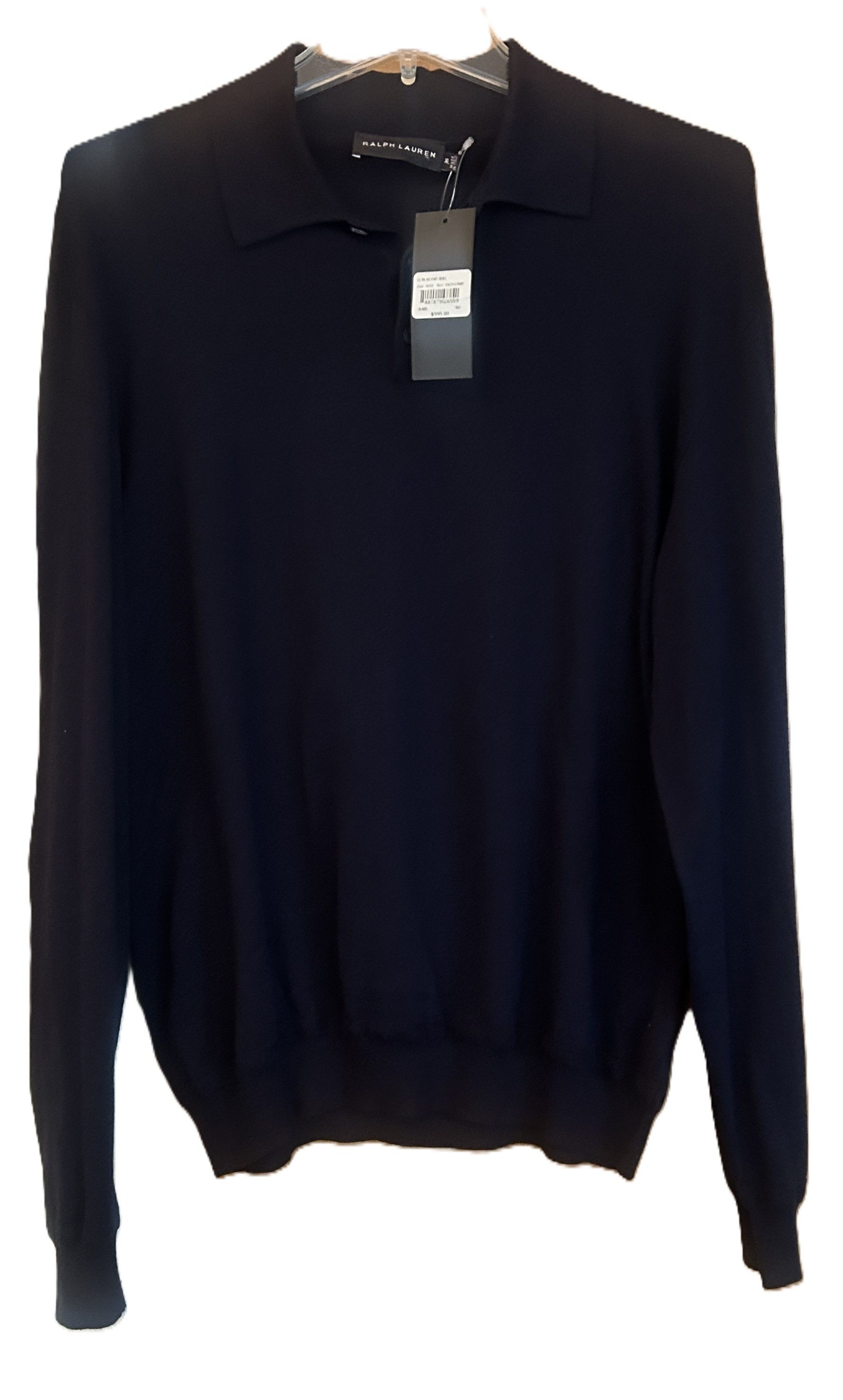 Ralph Lauren Black Label Ralph Lauren Black Label LS Polo Navy XL Slim Fit Runs Small Size US XL / EU 56 / 4 - 1 Thumbnail