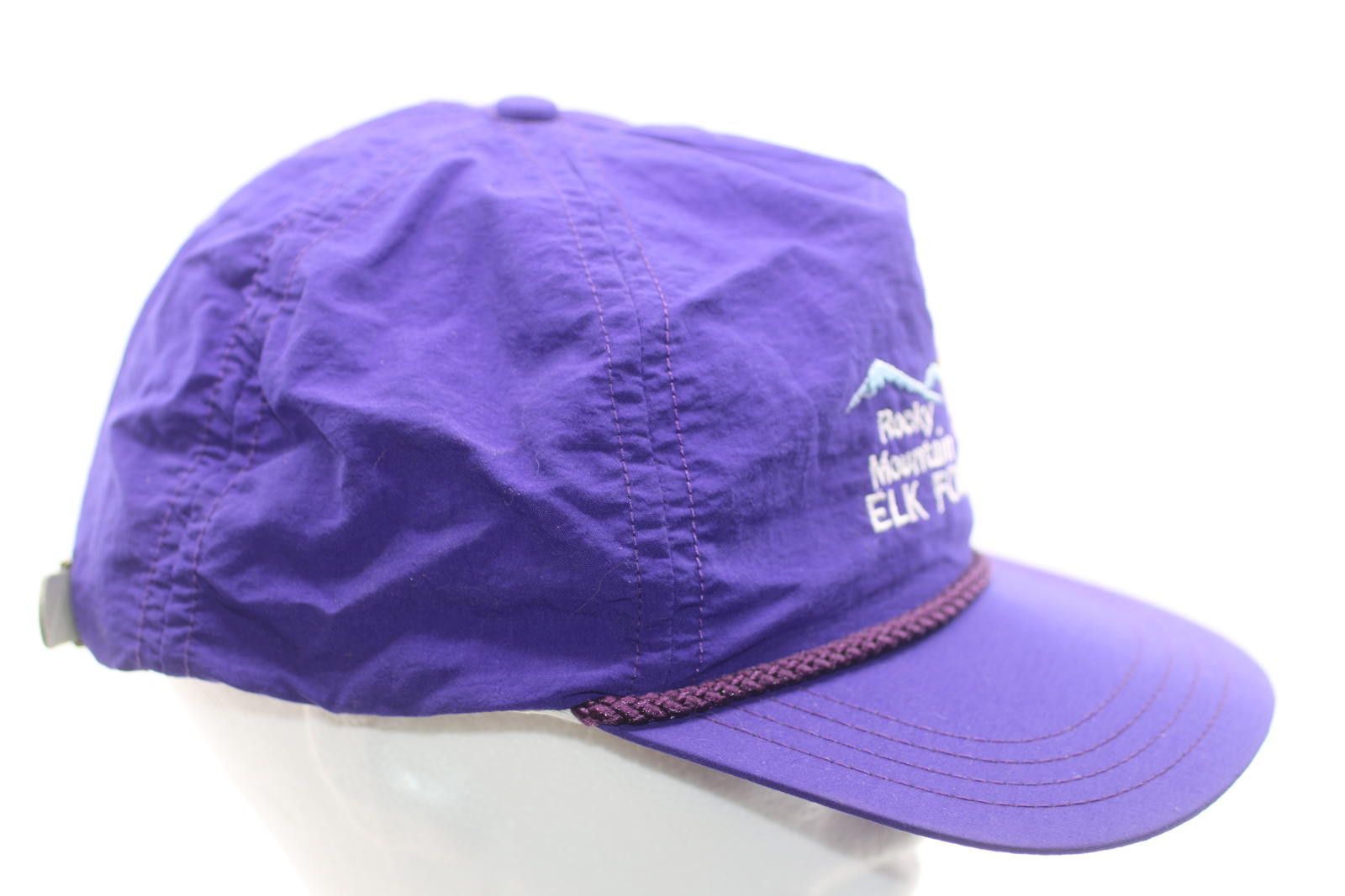 Other Vintage Rocky Mountain Elk Foundation Purple Rope Cap Logo Size ONE SIZE - 3 Thumbnail