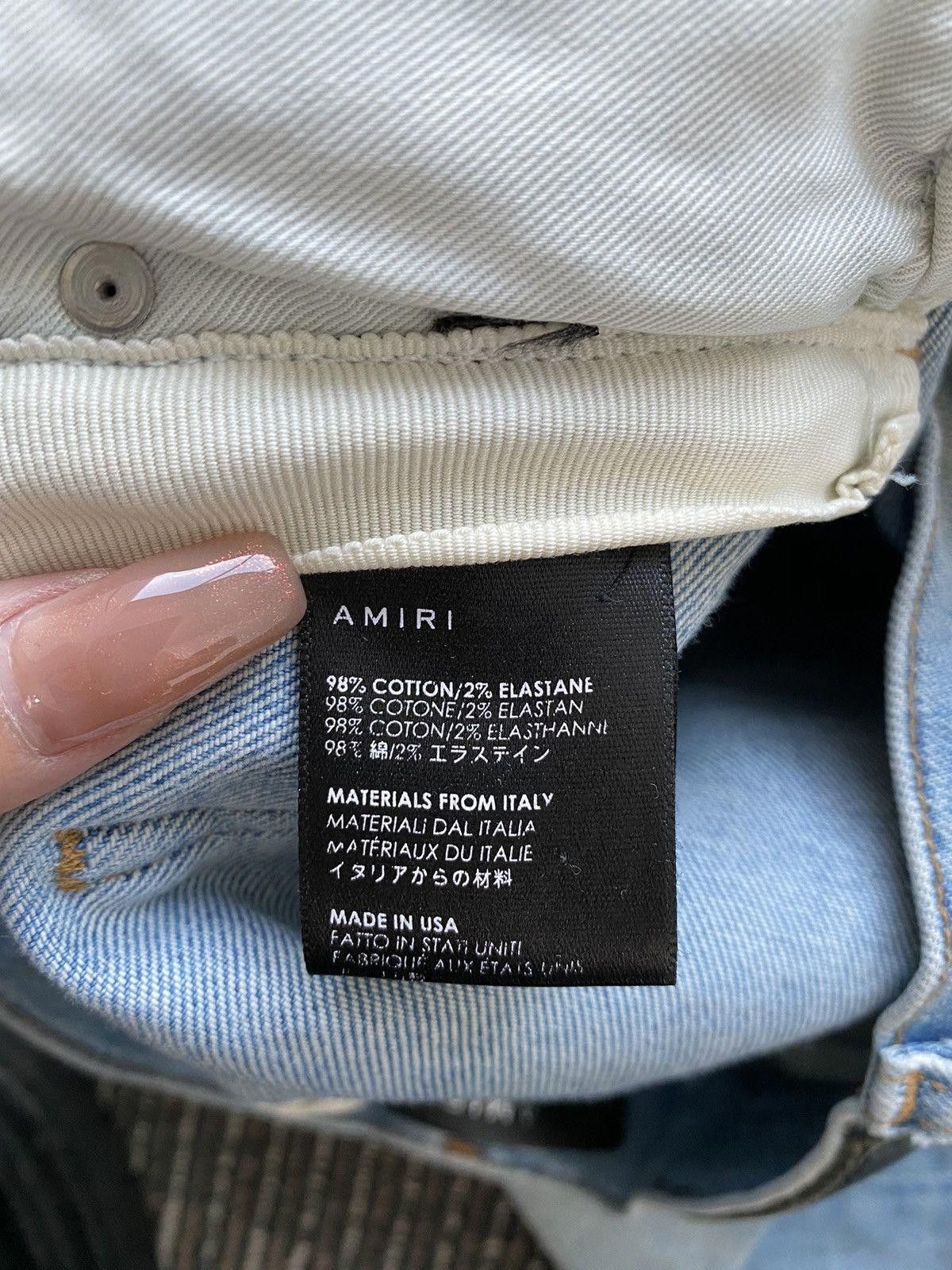 Amiri Amiri Indigo Painter Destroyed Denim Jeans Size US 30 / EU 46 - 4 Thumbnail