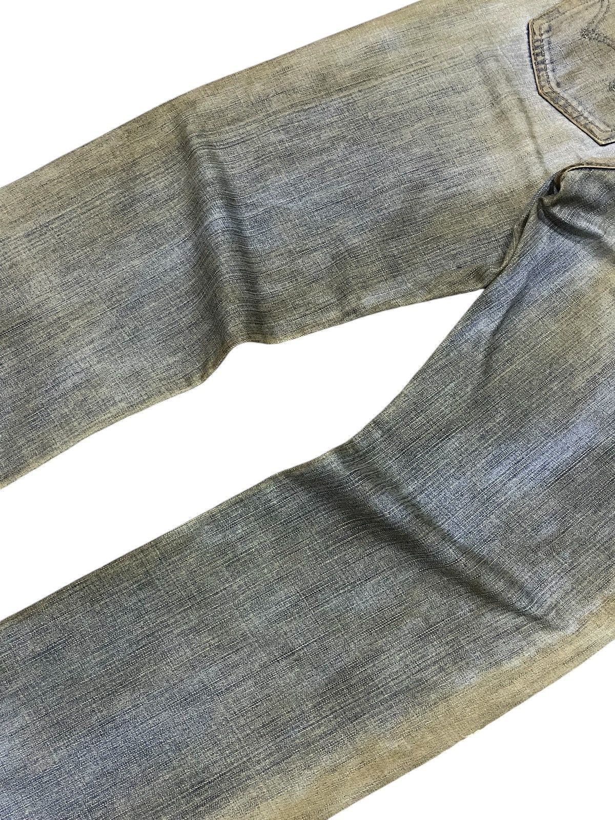 Edwin × Hysteric Glamour Edwin 503Z Muddy Wash Rusty Trashed Loose Jeans Size US 31 - 10 Thumbnail