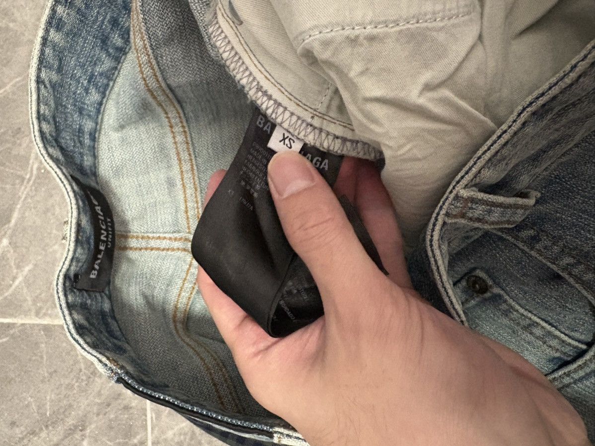 Balenciaga Balenciaga 2 in 1 Shirt Jeans Size US 30 / EU 46 - 4 Thumbnail
