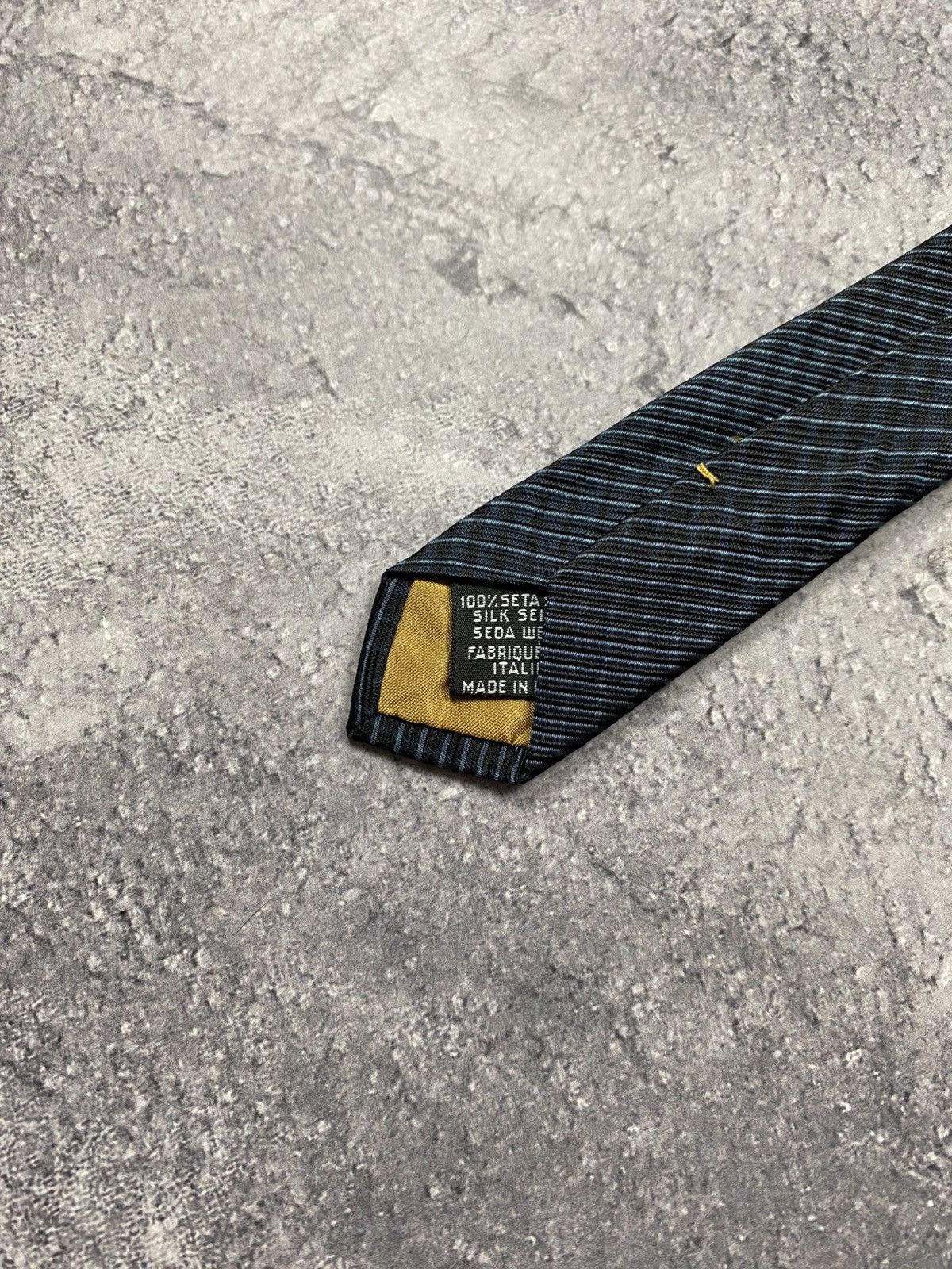Yves Saint Laurent Vintage Yves Saint Laurent YSL Tie Striped Made in Italy Size ONE SIZE - 13 Thumbnail