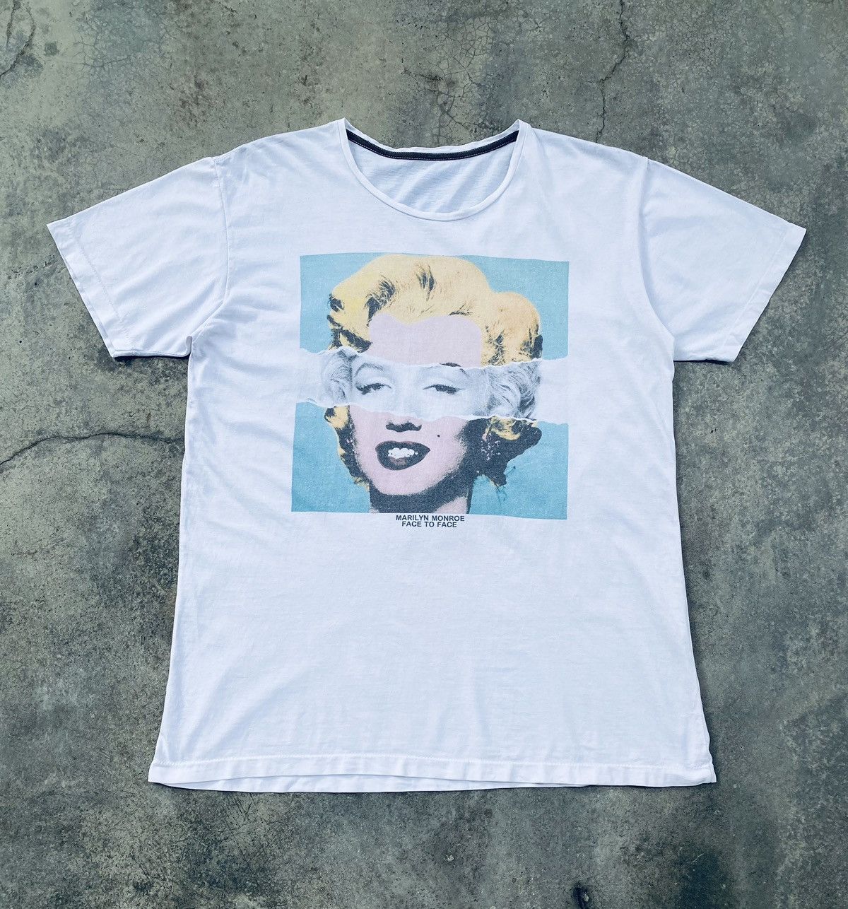 Vintage Vintage 90s Marilyn Monroe Face To Face Tees Size US M / EU 48-50 / 2 - 1 Thumbnail