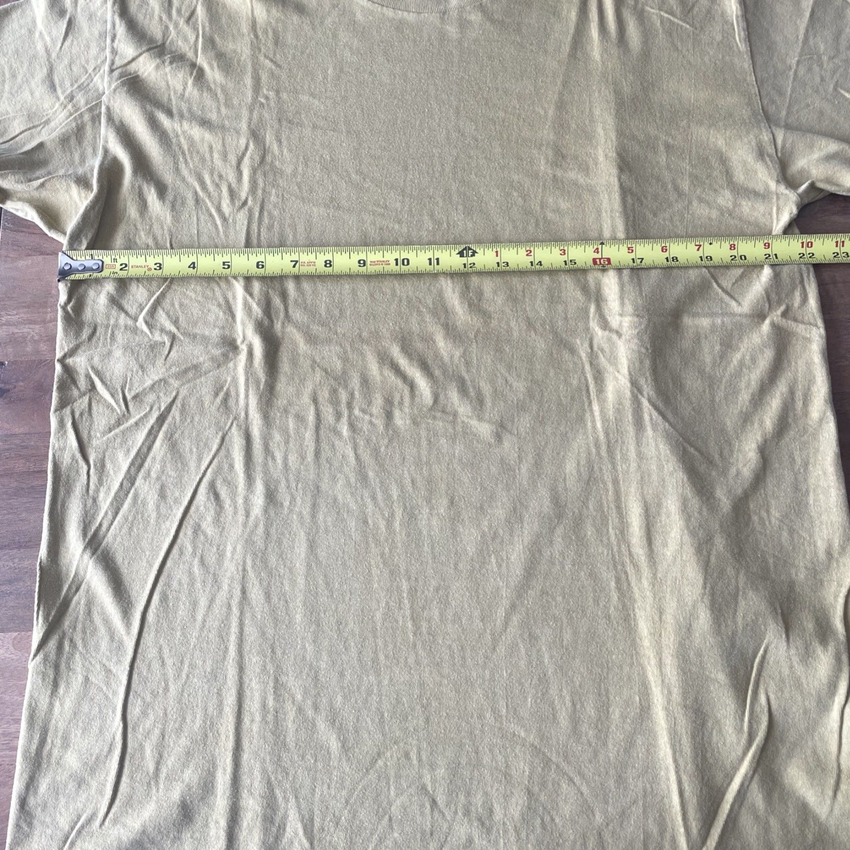 Calvin Klein VINTAGE Calvin Klein Baggy T-Shirt Mens Medium Yellow 1980s Cotton Short Sleeve Basic Tee Grunge 44 Chest Size US M / EU 48-50 / 2 - 5 Thumbnail