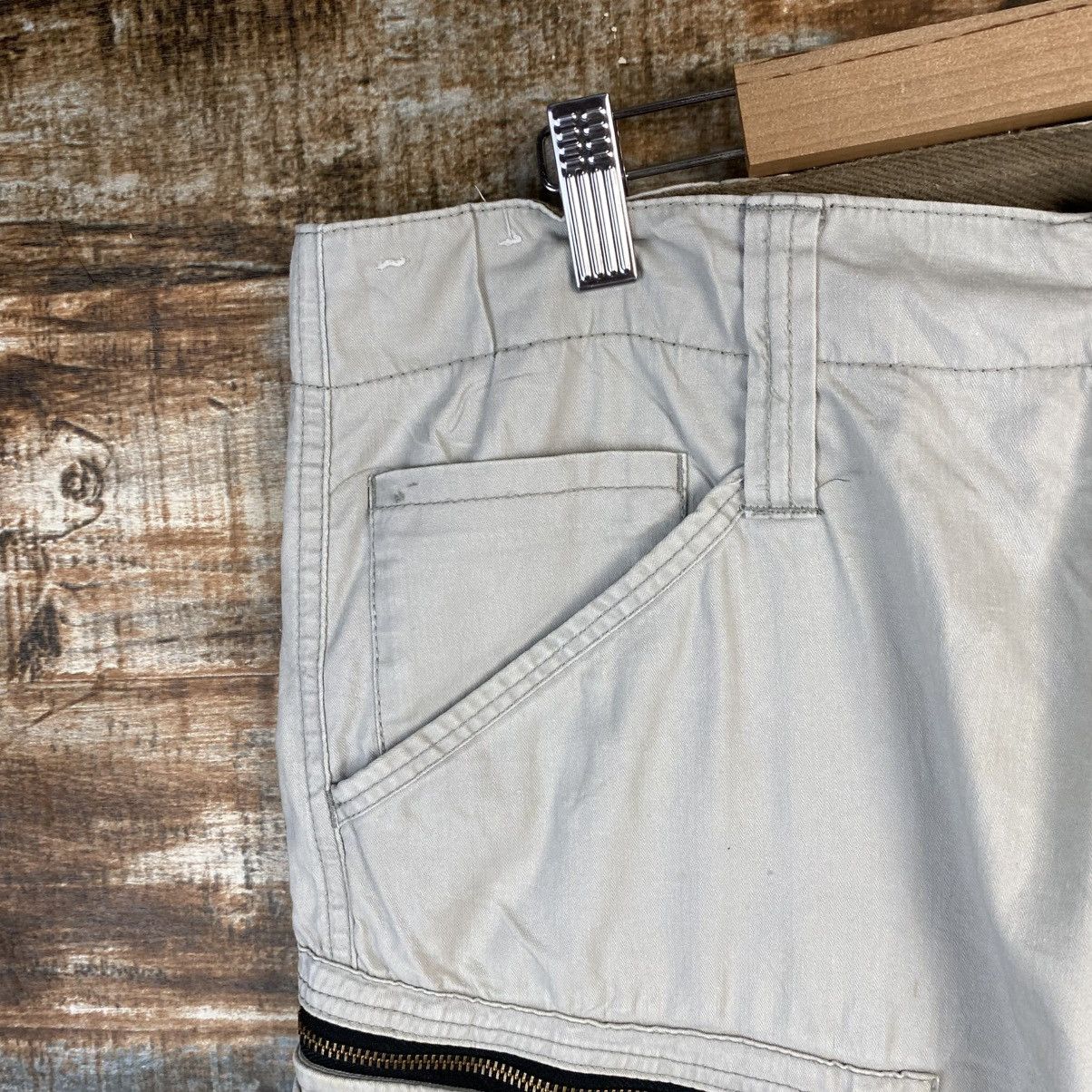 Other DL Xebec White Cargo Multipocket Pants #C1265 Size US 33 - 7 Thumbnail