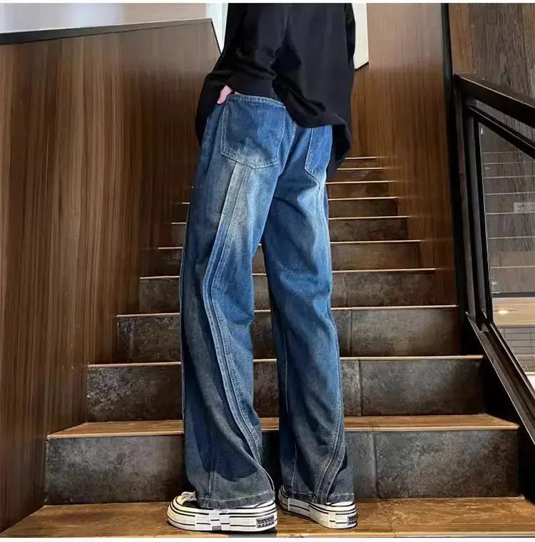 Japanese Brand Retro casual straight leg jeans Size US 30 / EU 46 - 6 Thumbnail