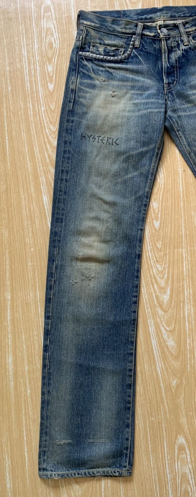 Hysteric Glamour Hysteric Glamour Selvedge Spike Punks Style Denim Pants Size US 29 - 9 Thumbnail