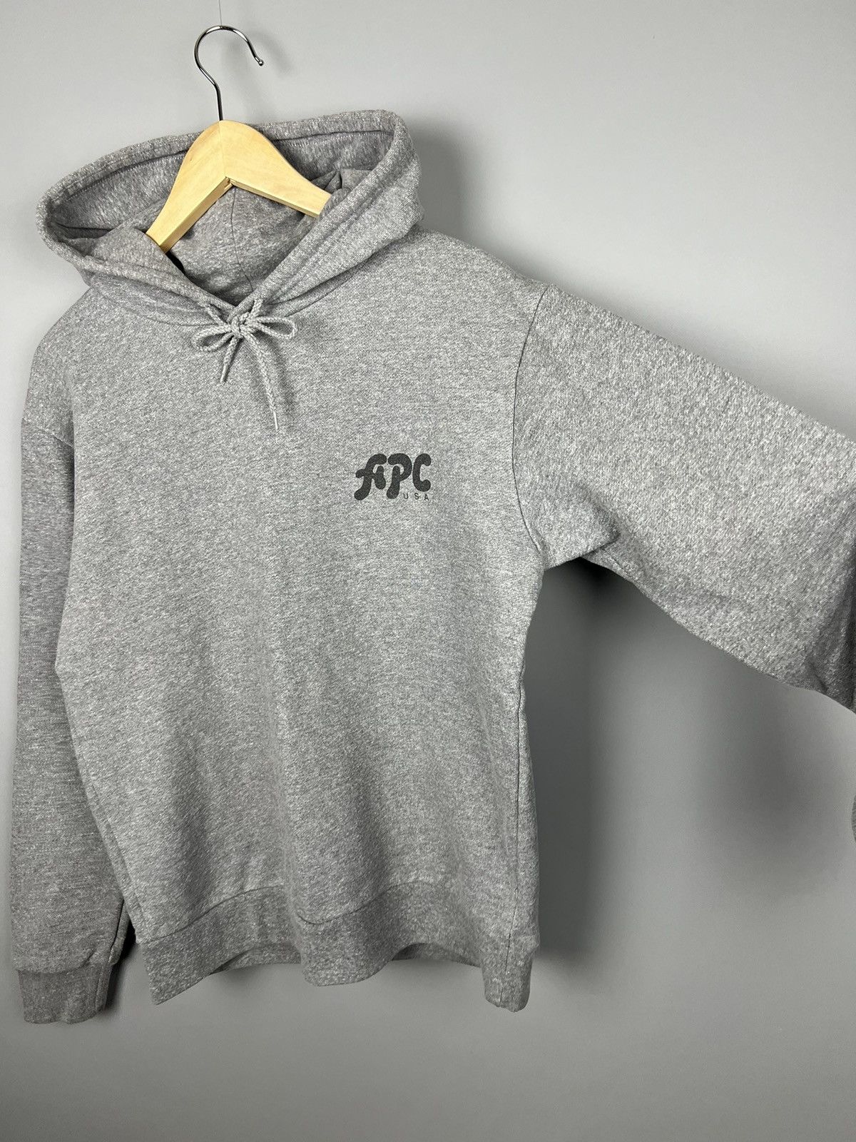 A.P.C. A.P.C. Logo Grey USA hoodie size S Size US S / EU 44-46 / 1 - 4 Thumbnail