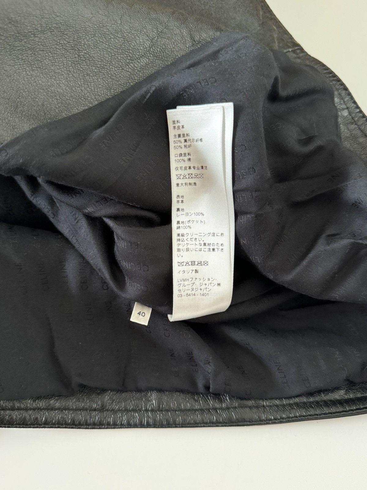 Celine Celine Leather Blazer Jacket Size US M / EU 48-50 / 2 - 6 Thumbnail